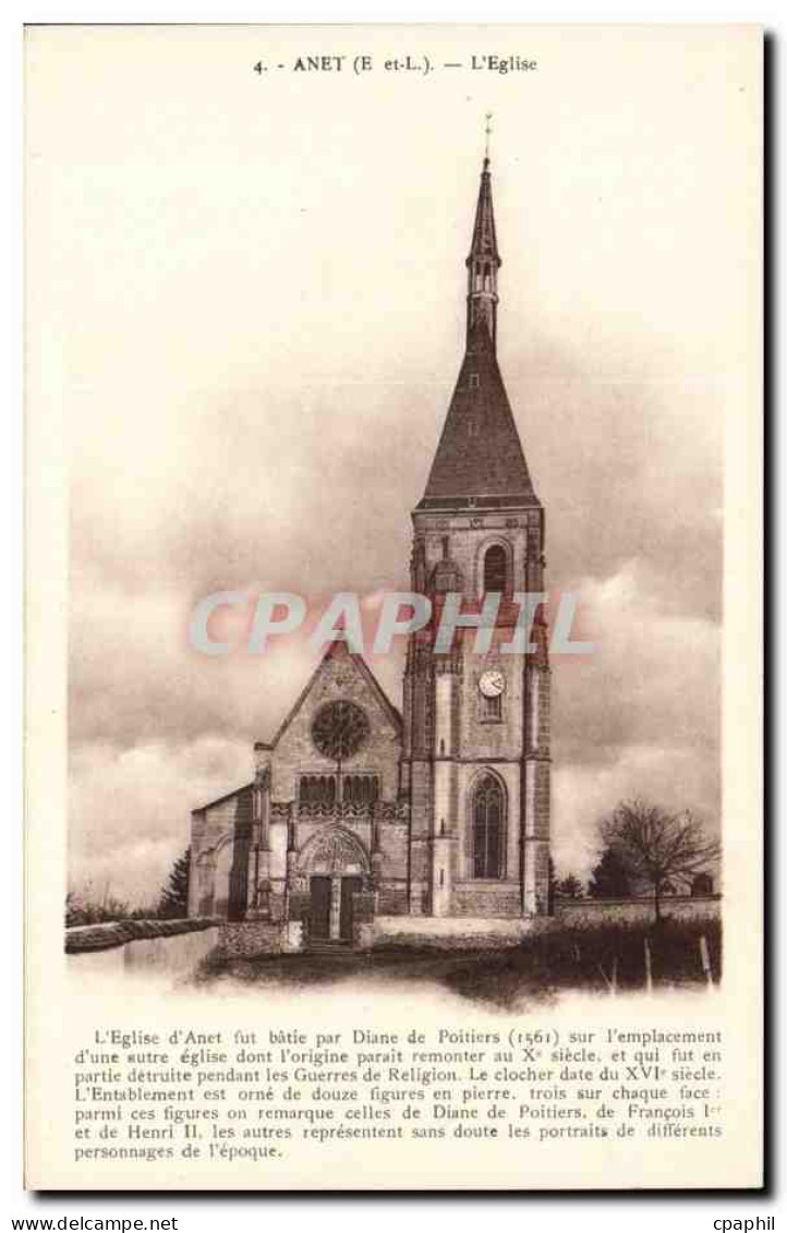 CPA Anet L'eglise