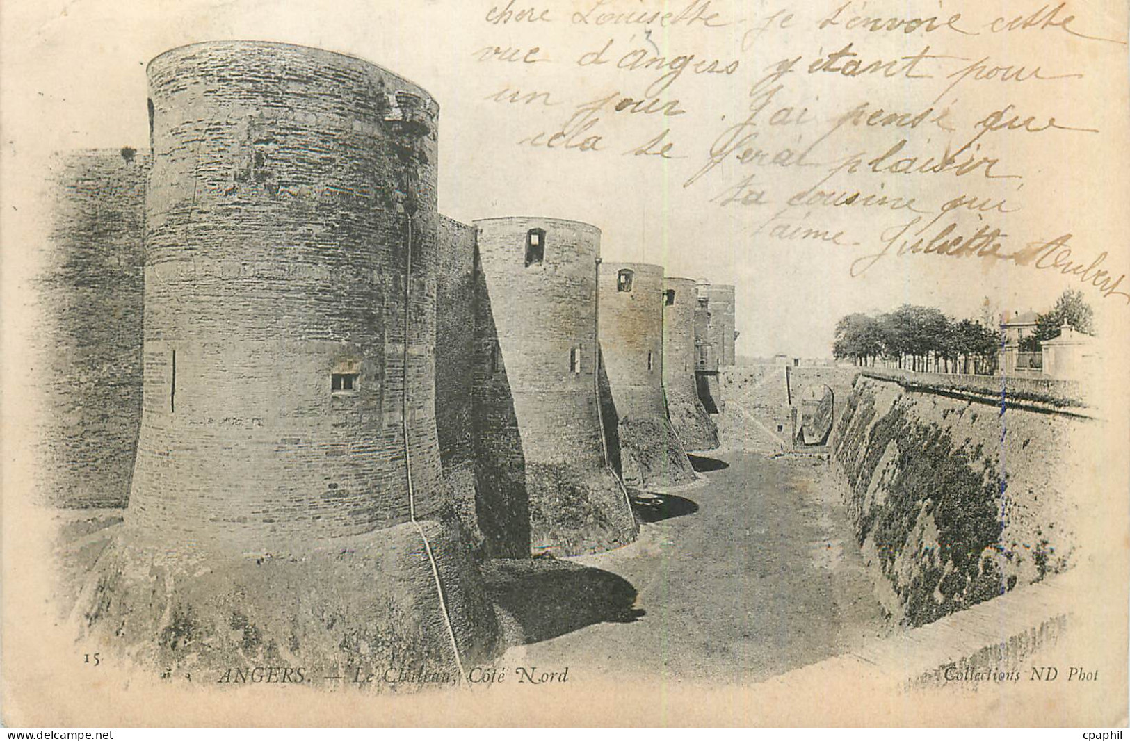 CPA Angers (carte 1900)