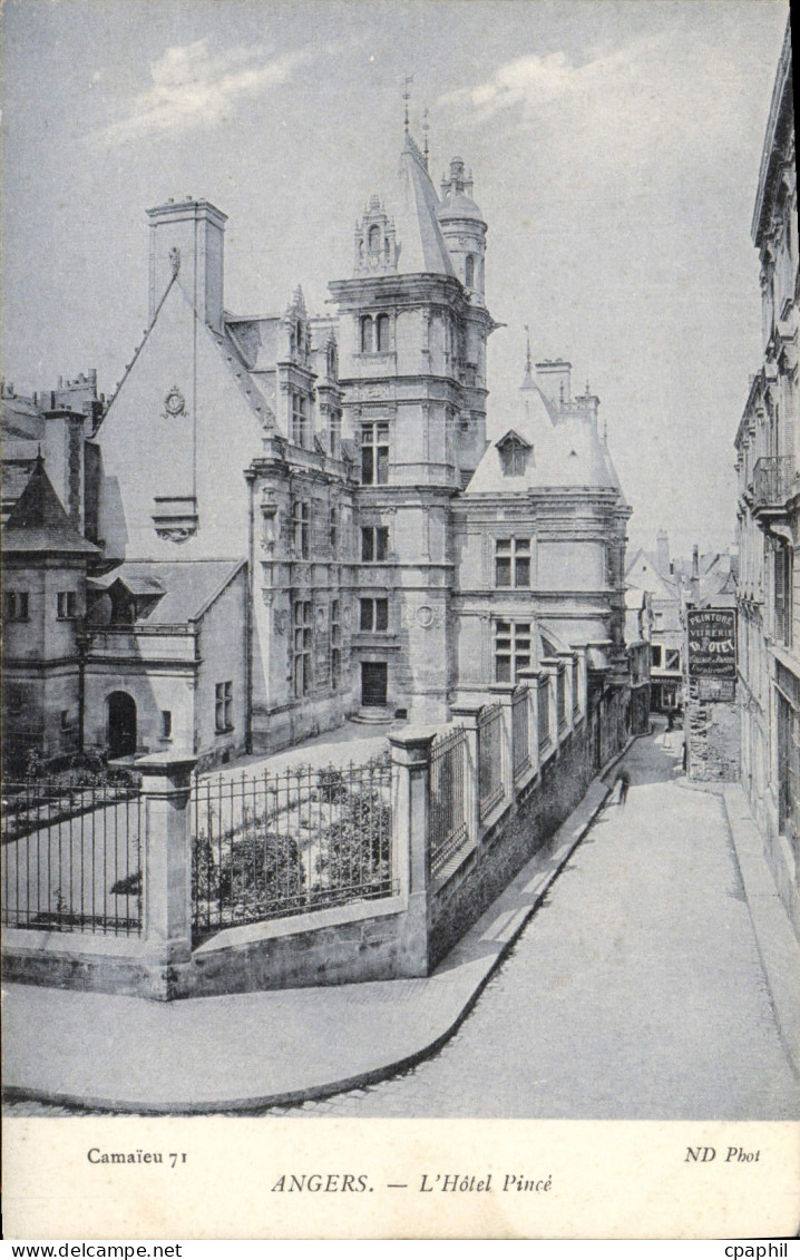 CPA Angers L'Hotel Pincé