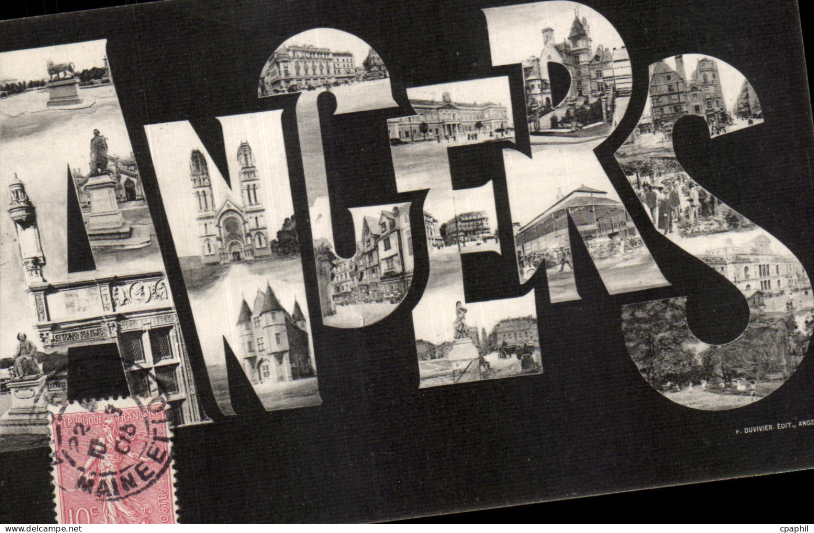 CPA Angers Souvenir