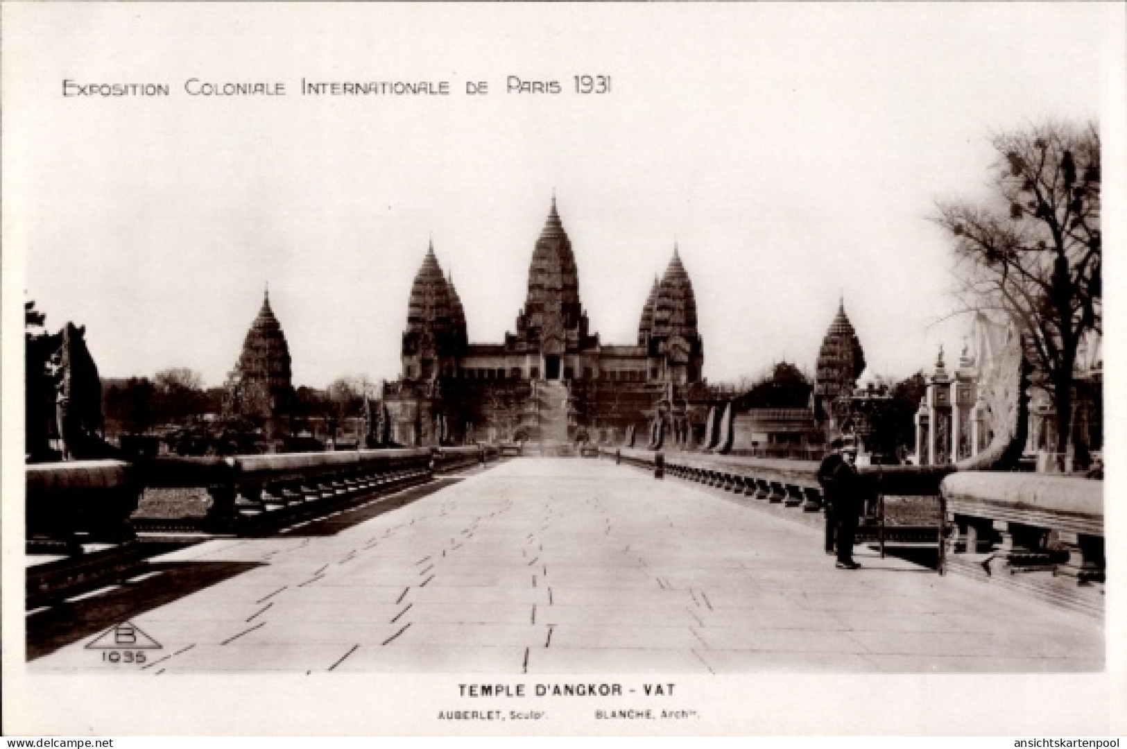 CPA Angkor Wat Kambodscha, Tempel Exposition Coloniale Internationale de Paris 1931