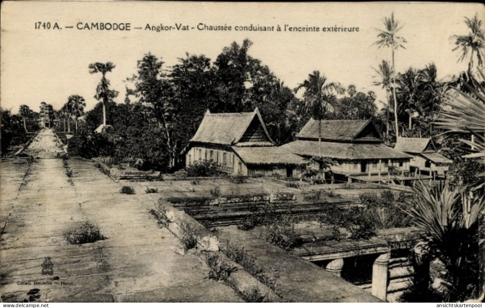 CPA Angkor Wat Kambodscha, Tempelanlagen