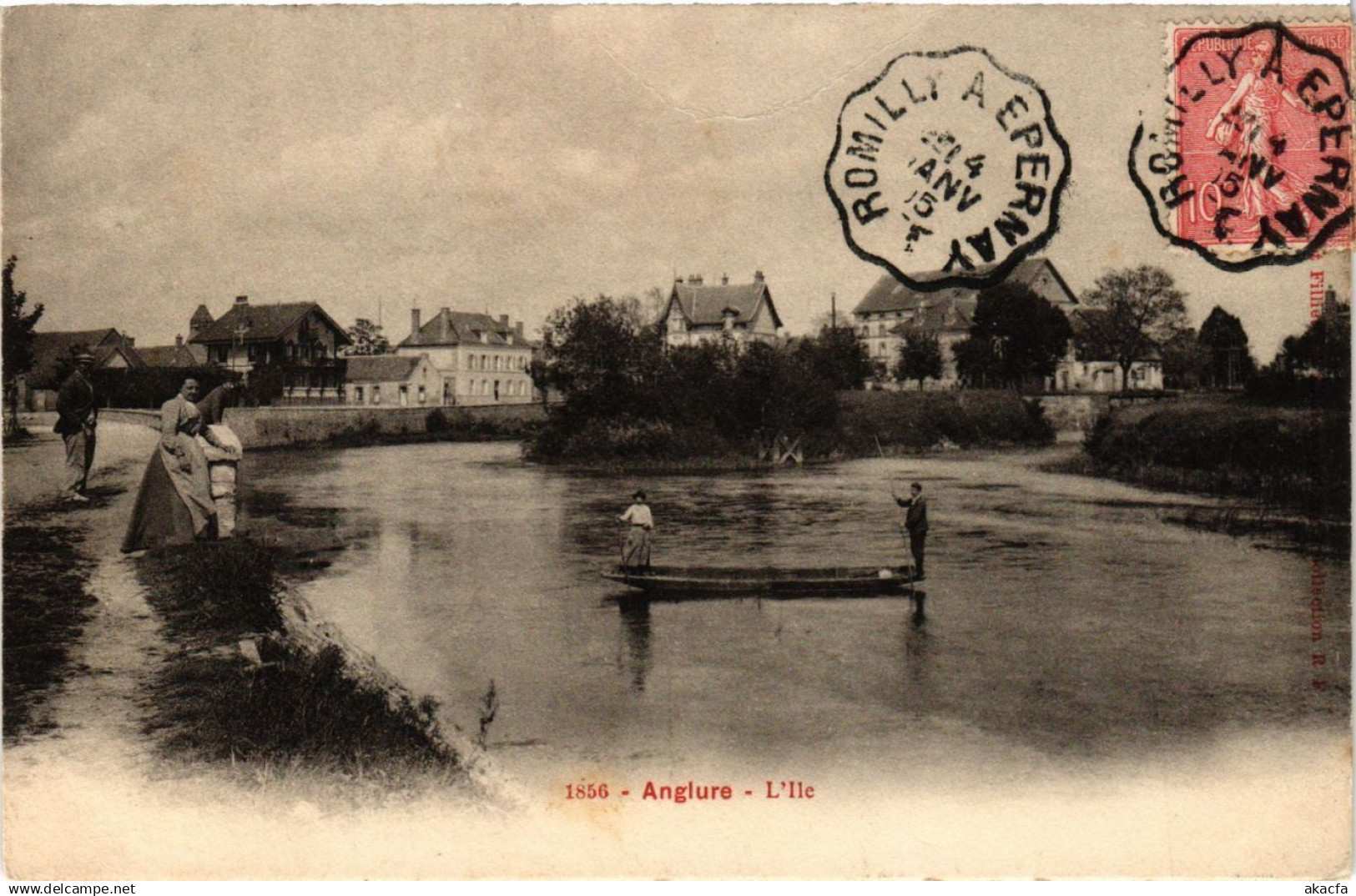 CPA ANGLURE - L'Ile (363932)