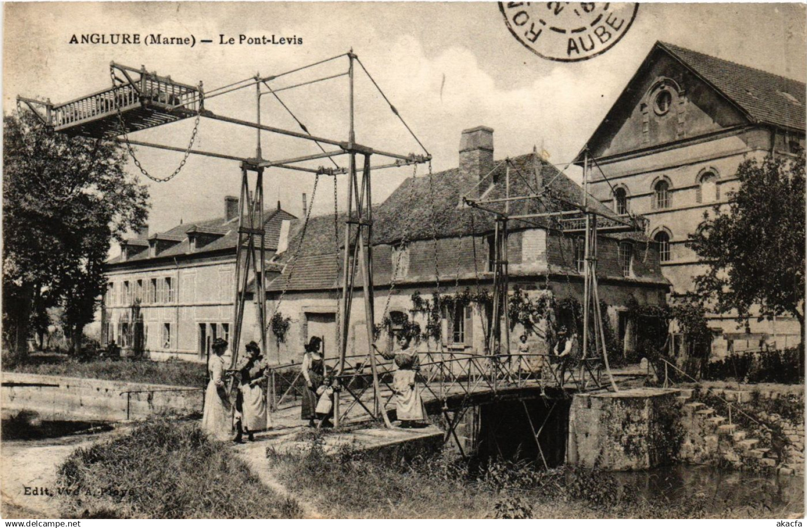 CPA ANGLURE - Le PONT-Levis (364808)
