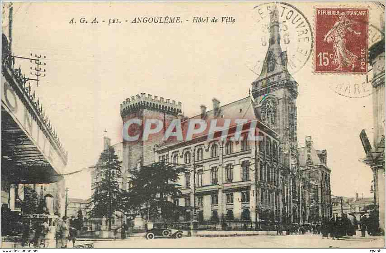 CPA Angouleme Hotel de Ville