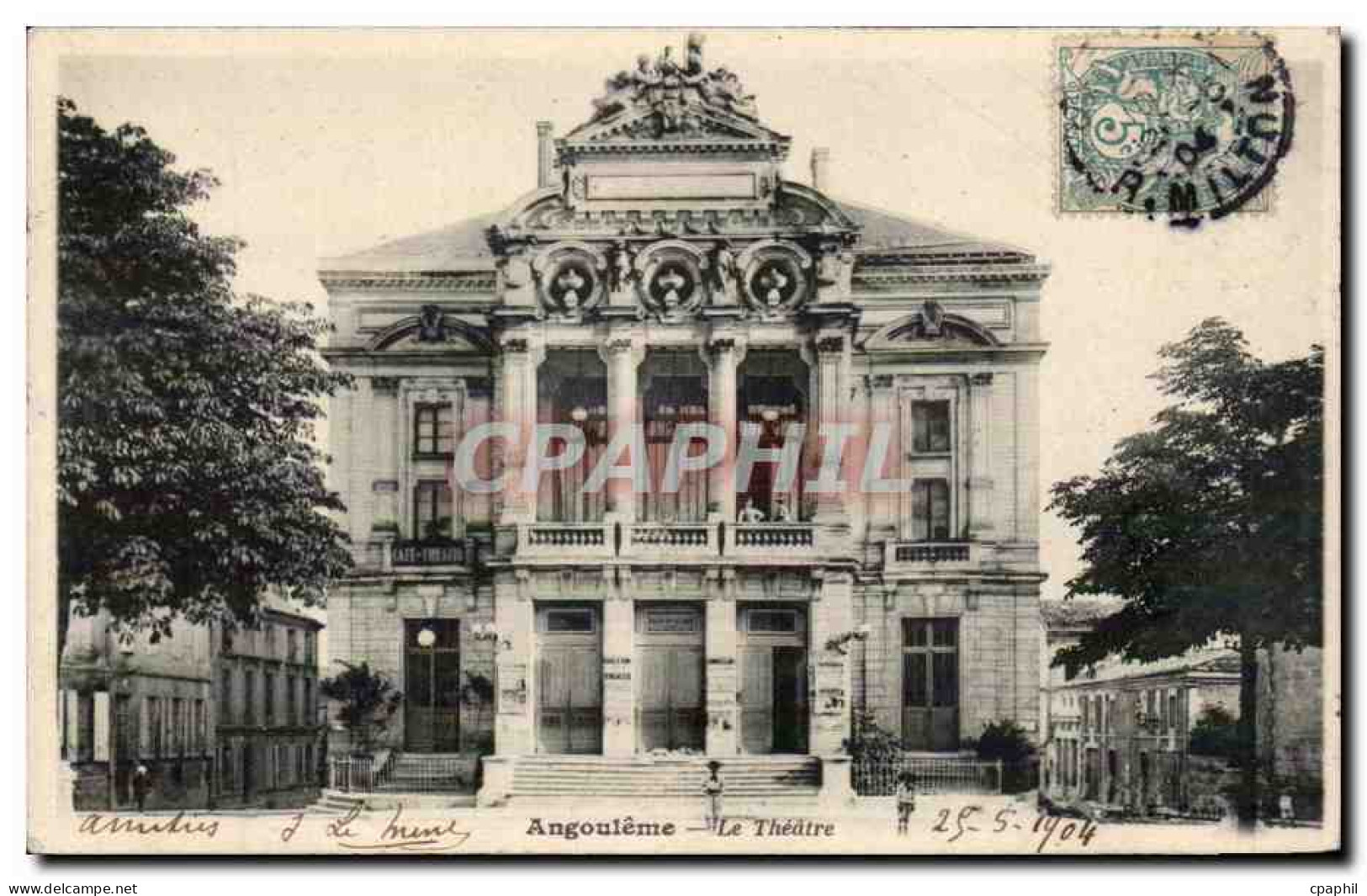 CPA Angouleme Le theatre