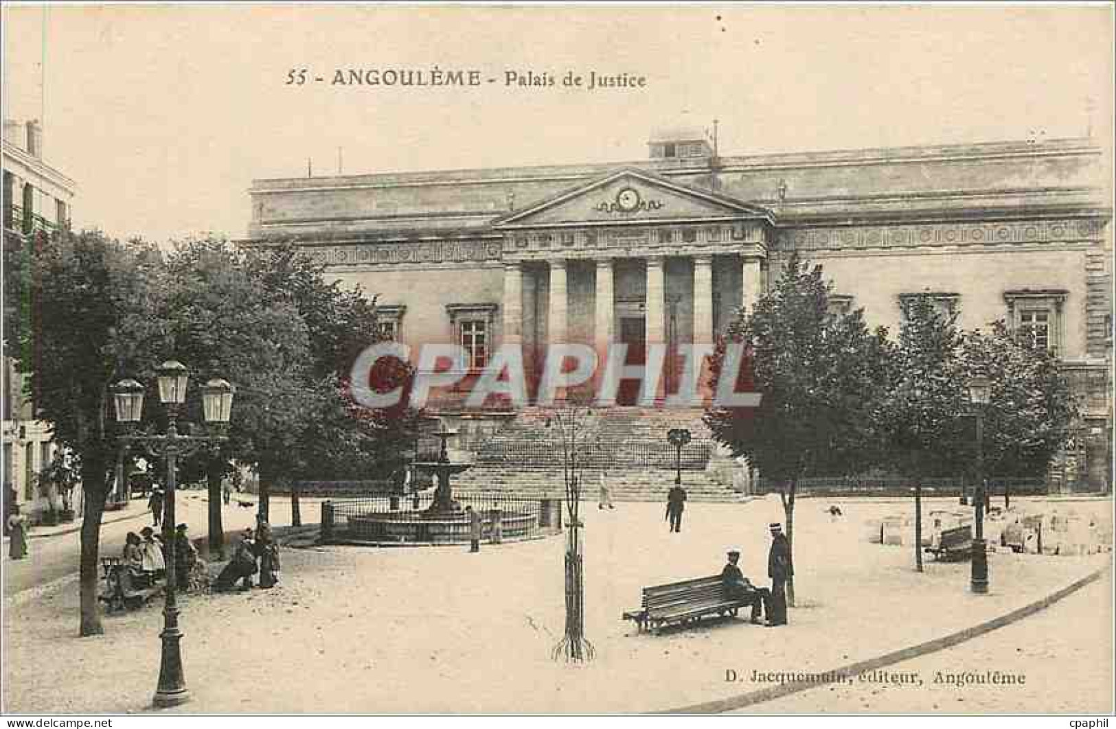 CPA Angouleme Palais de Justice