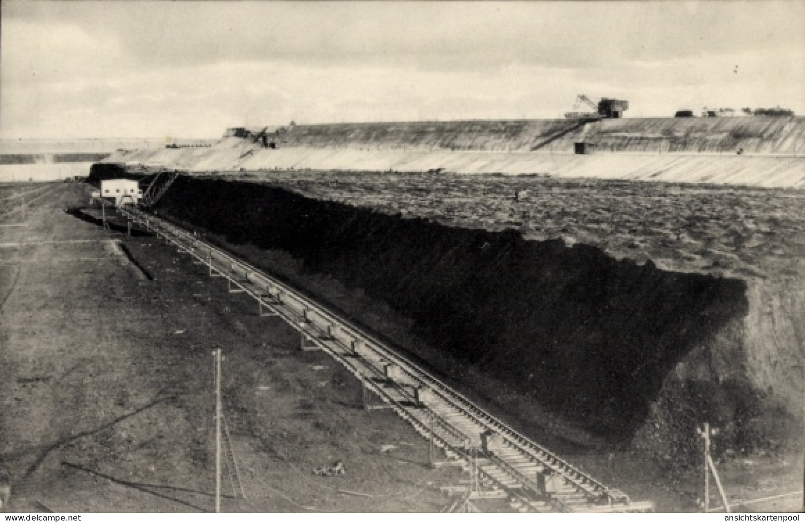 CPA Annahütte Schipkau in der Niederlausitz, Grube Heye 1 und 2, Tagebau