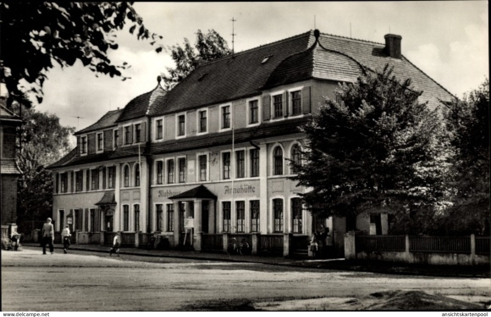 CPA Annahütte Schipkau Niederlausitz, Klubhaus, Außenansicht
