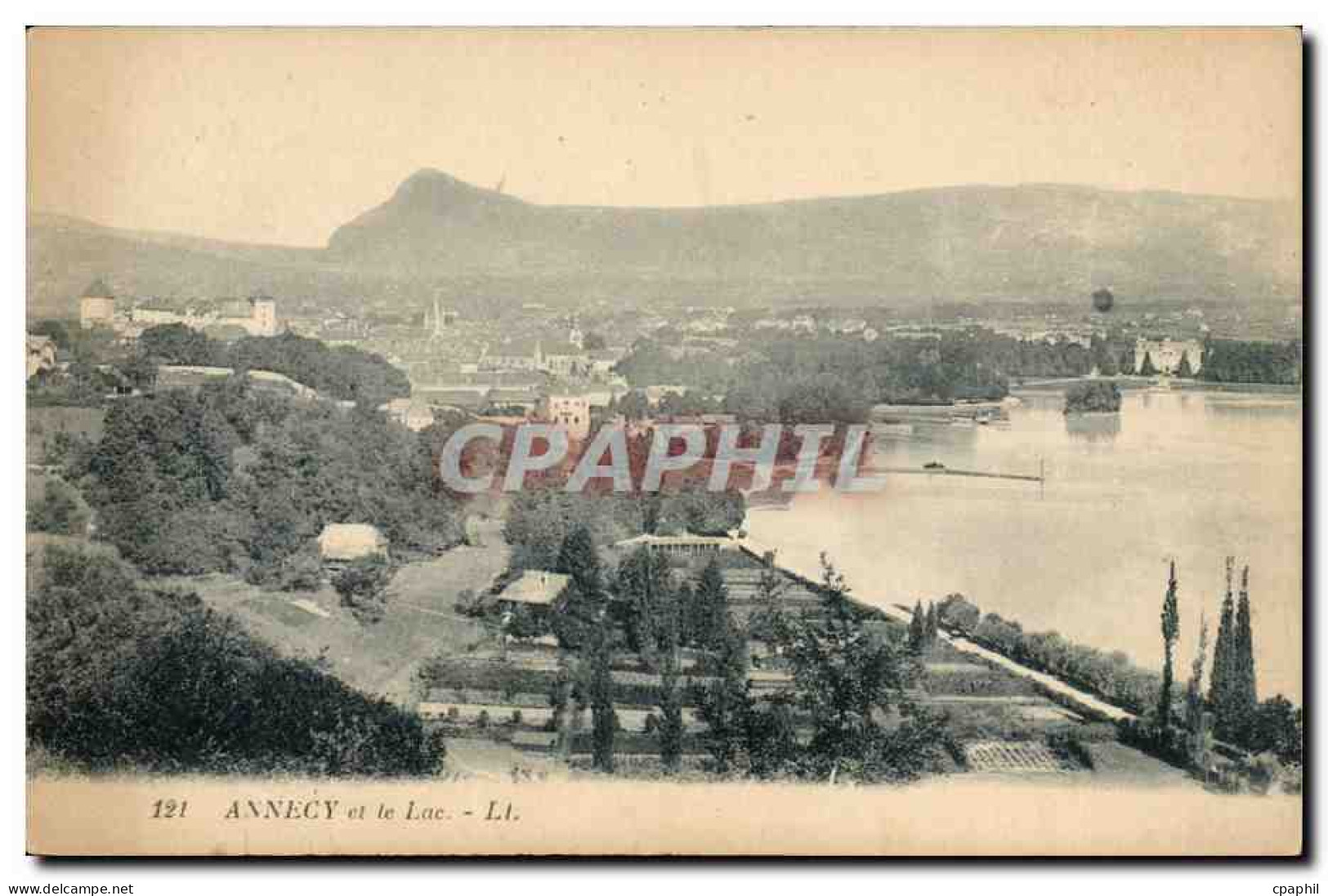 CPA Annecy et le lac