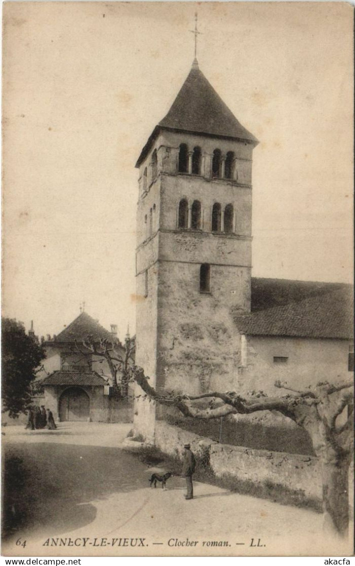 CPA ANNECY-le-VIEUX Clocher Roman (1192355)