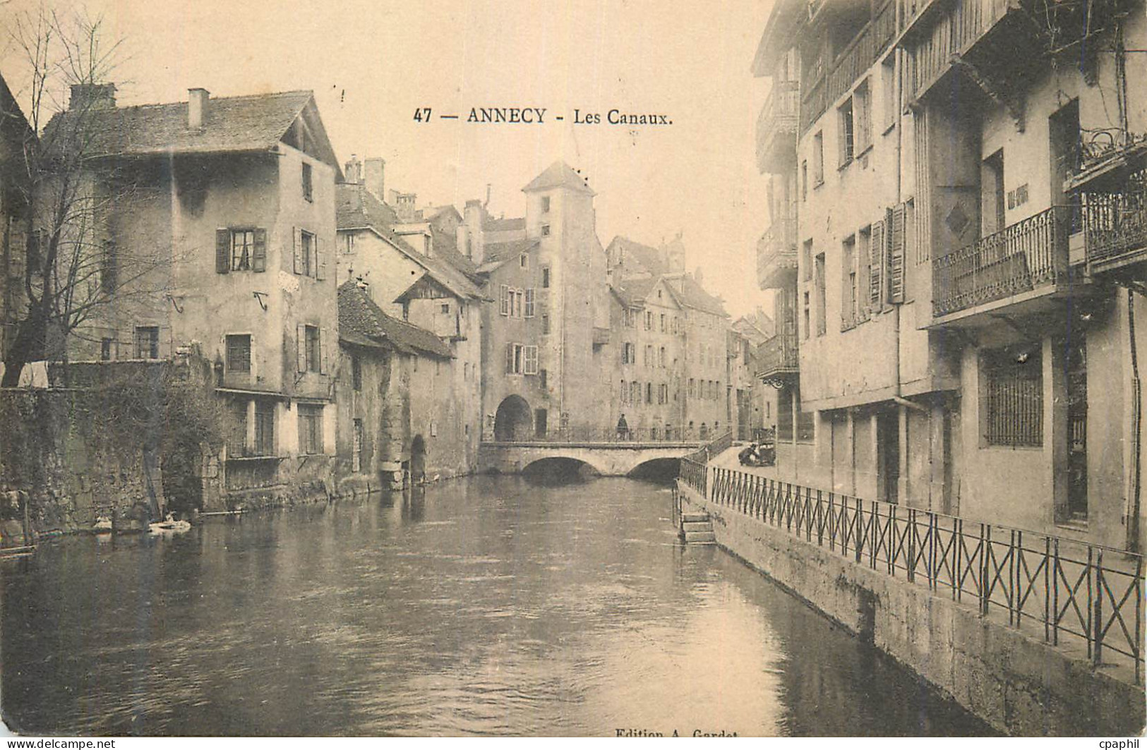 CPA Annecy Les Canaux