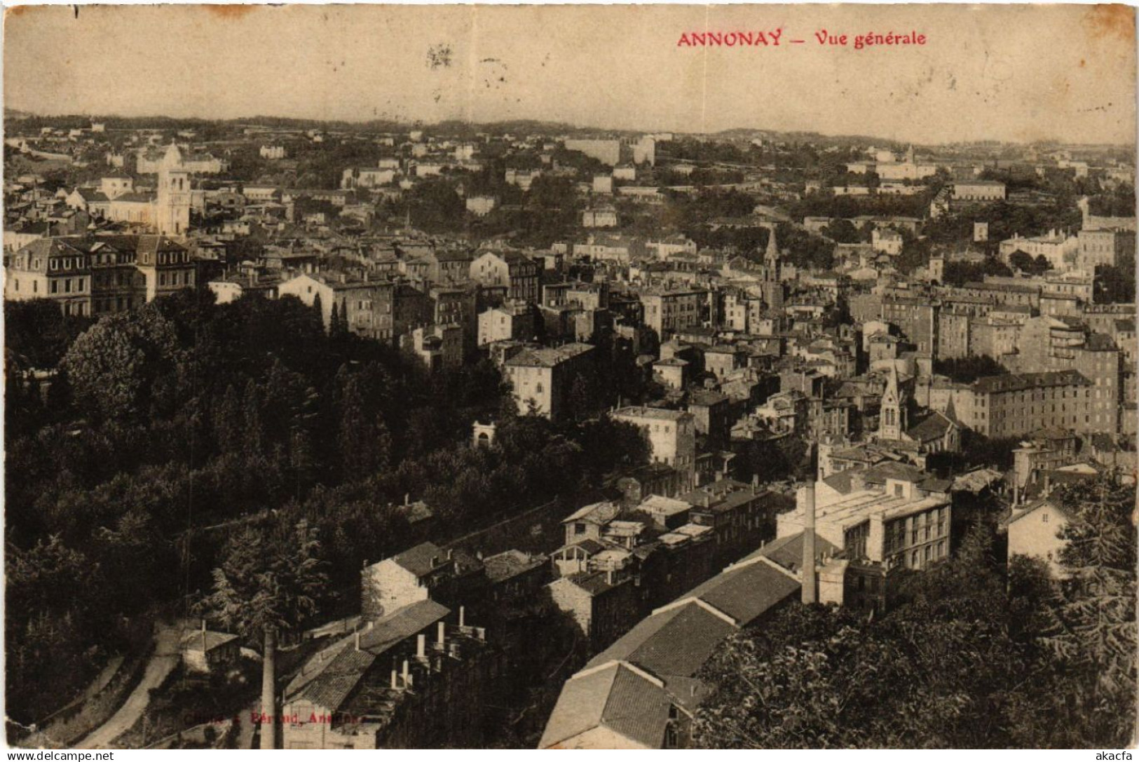 CPA ANNONAY - Vue générale (484709)