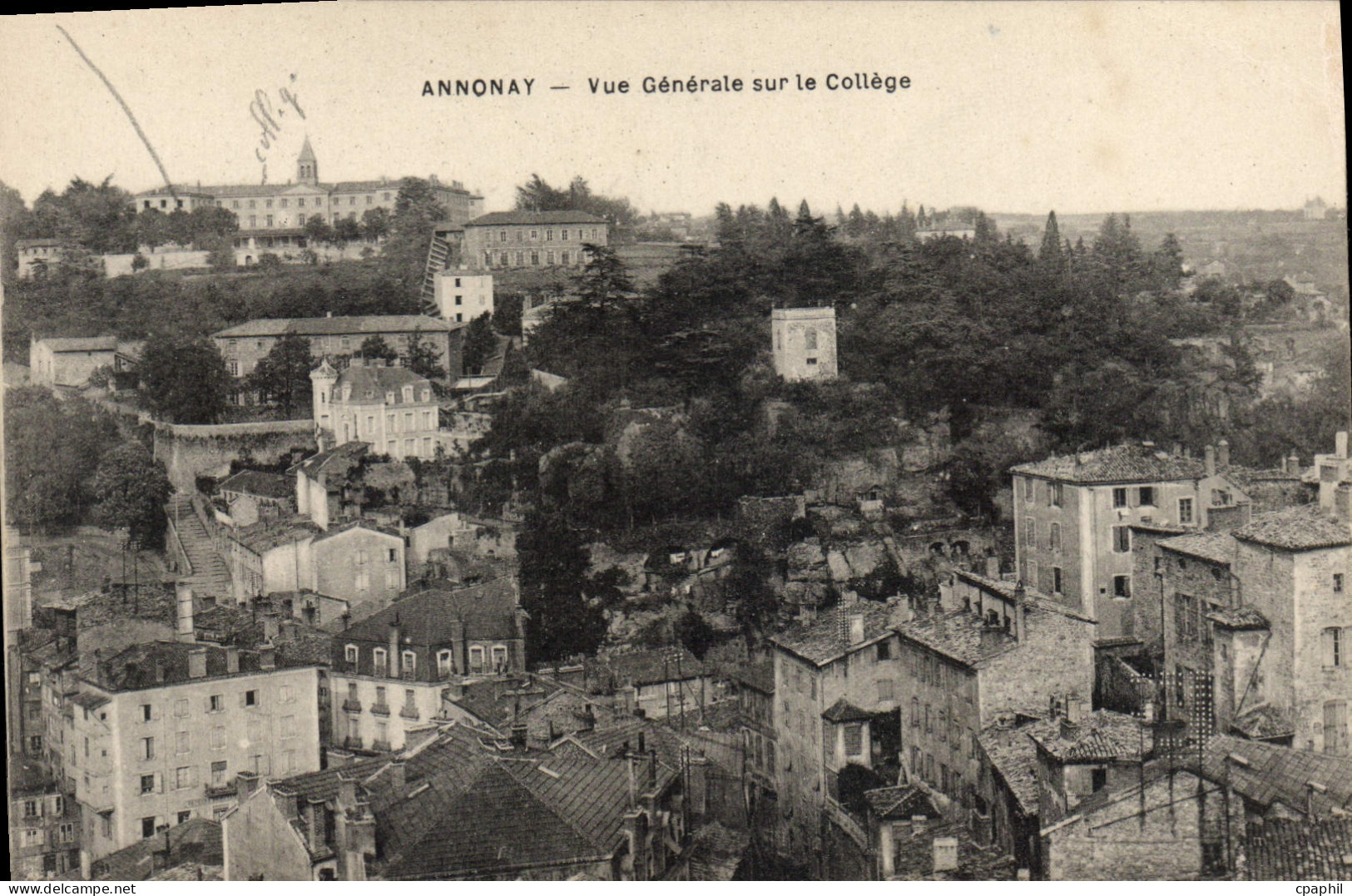 CPA Annonay Vue generale sur le College