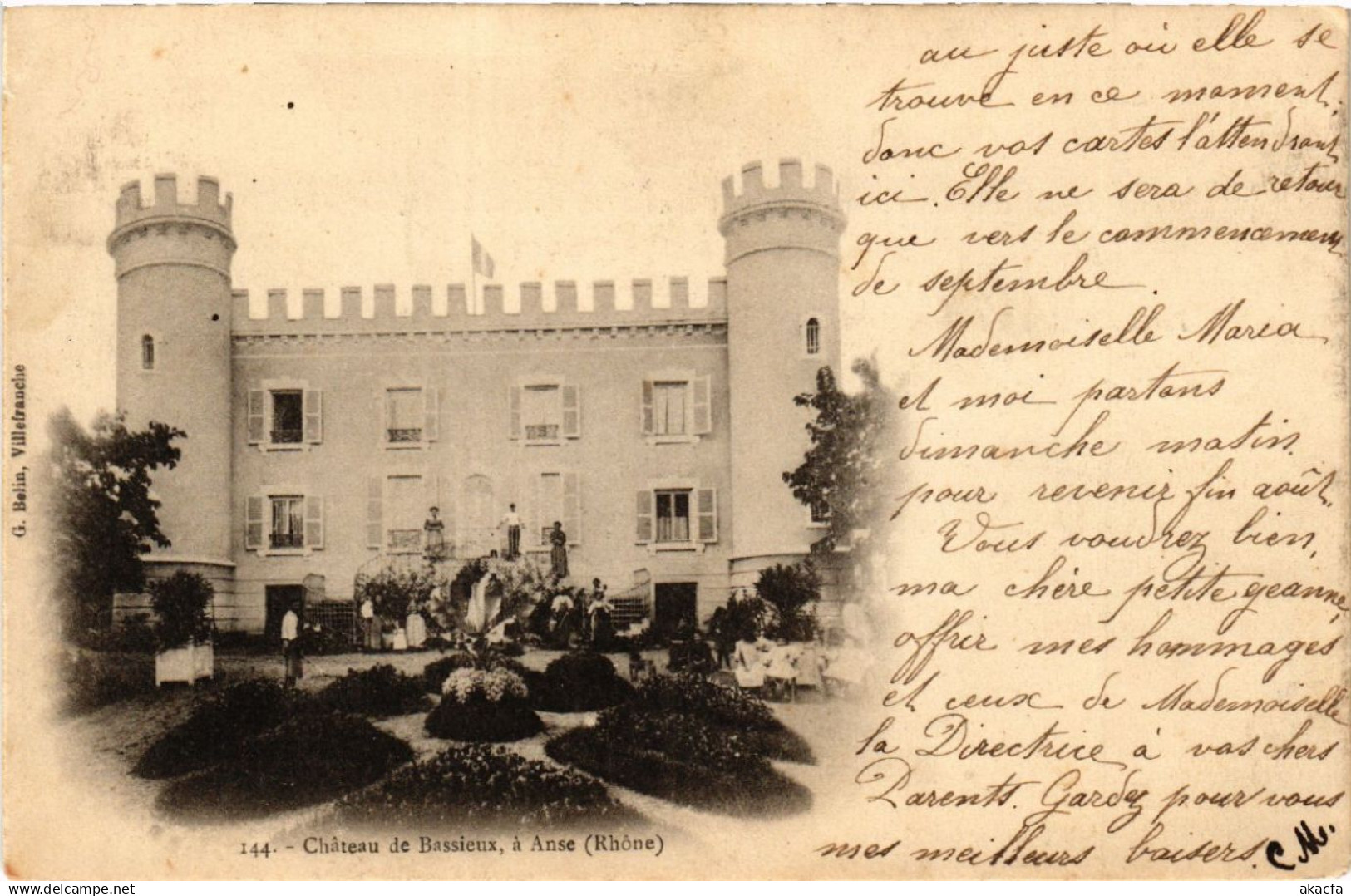 CPA ANSE Chateau de BASSIEUX (463237)