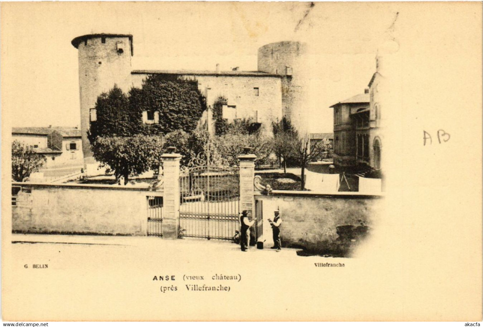 CPA ANSE Vieux Chateau (463213)