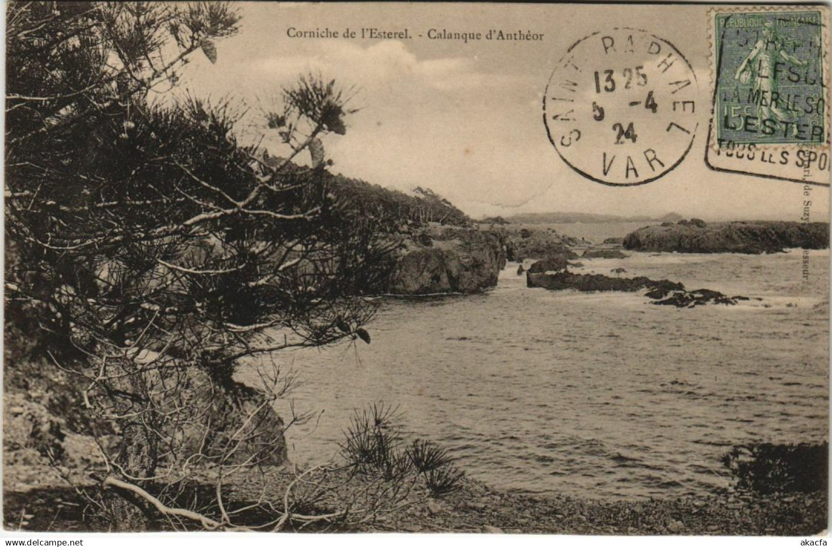 CPA ANTHEOR Calanque d'Antheor - Corniche de l'Esterel (1112686)