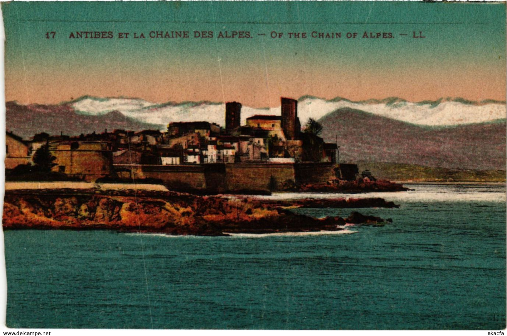 CPA ANTIBES - ANTIBES et la Chaine des Alpes (639536)