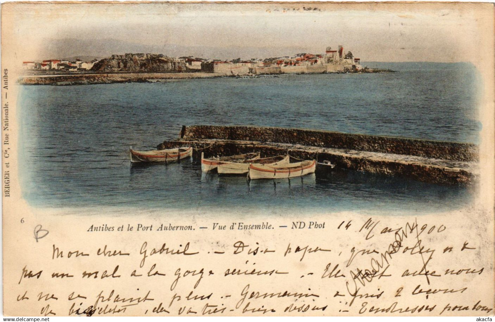 CPA ANTIBES - ANTIBES et le Port Aubernon - Vue d'Ensemble (639207)