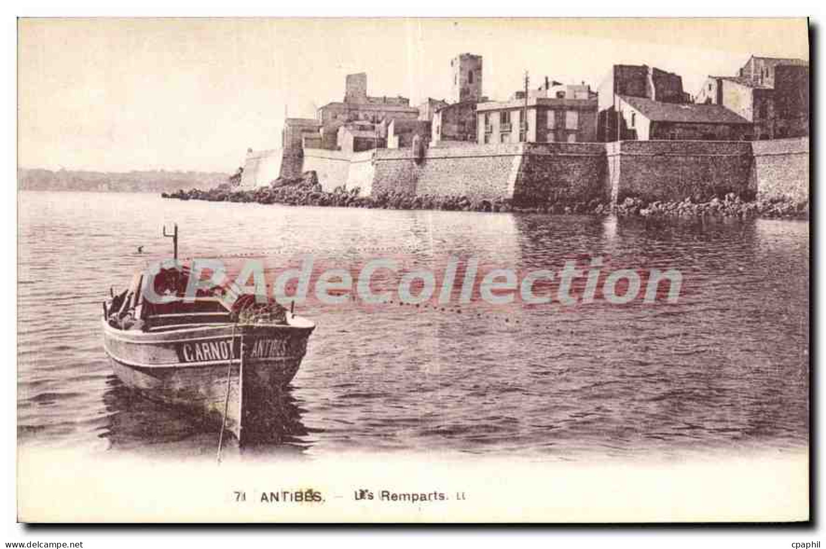 CPA Antibes Les Remparts