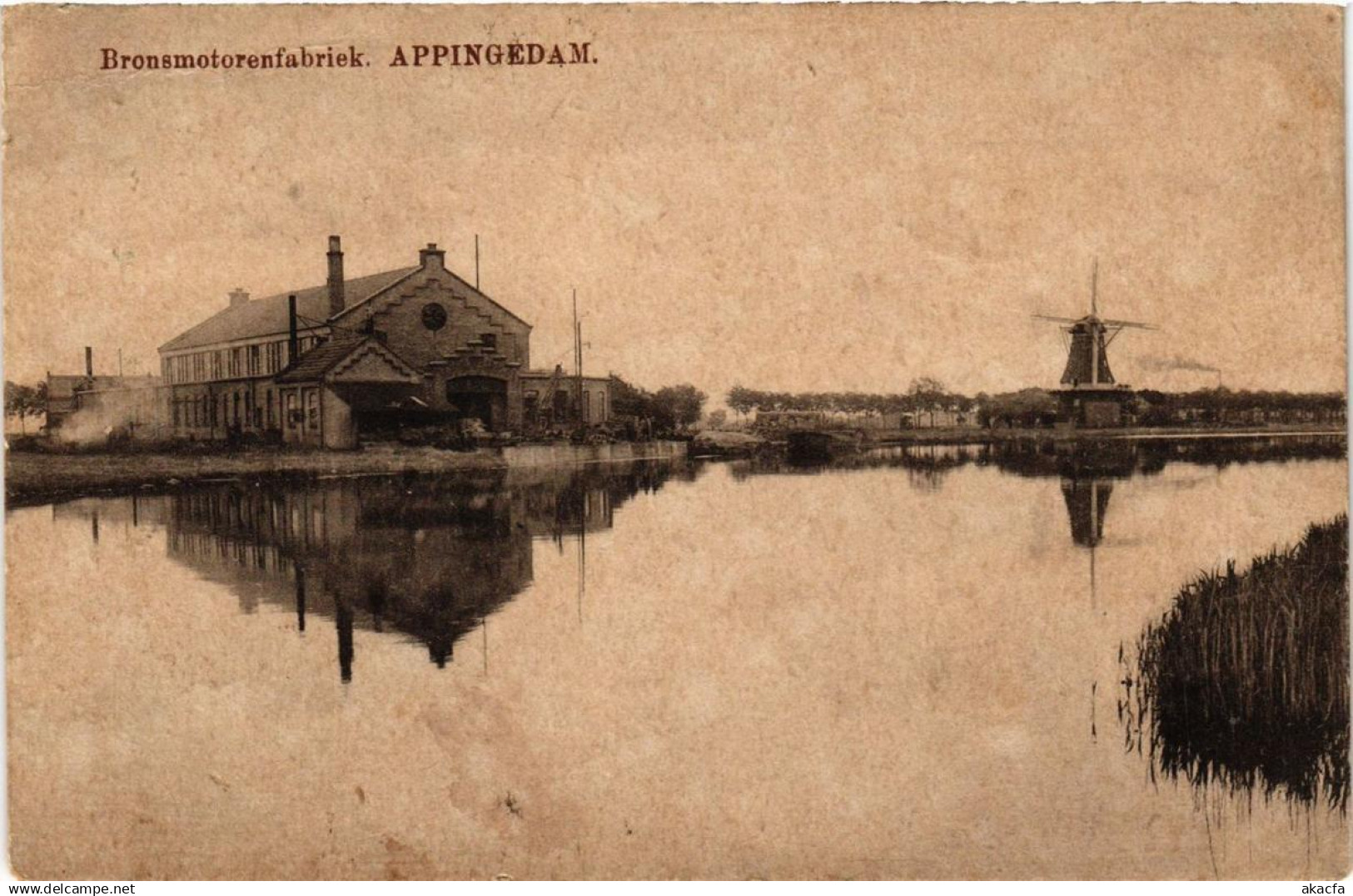 CPA APPINGEDAM Bronsmotorenfabriek NETHERLANDS (706188)