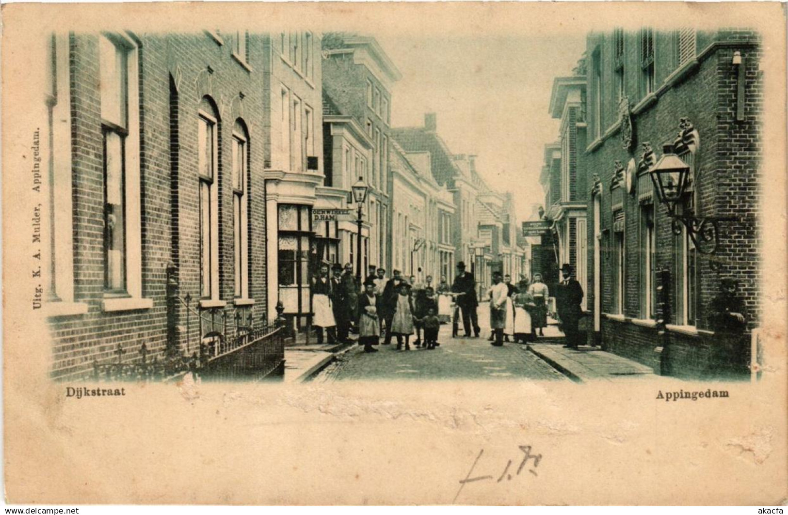 CPA APPINGEDAM Dijkstraat NETHERLANDS (706271)