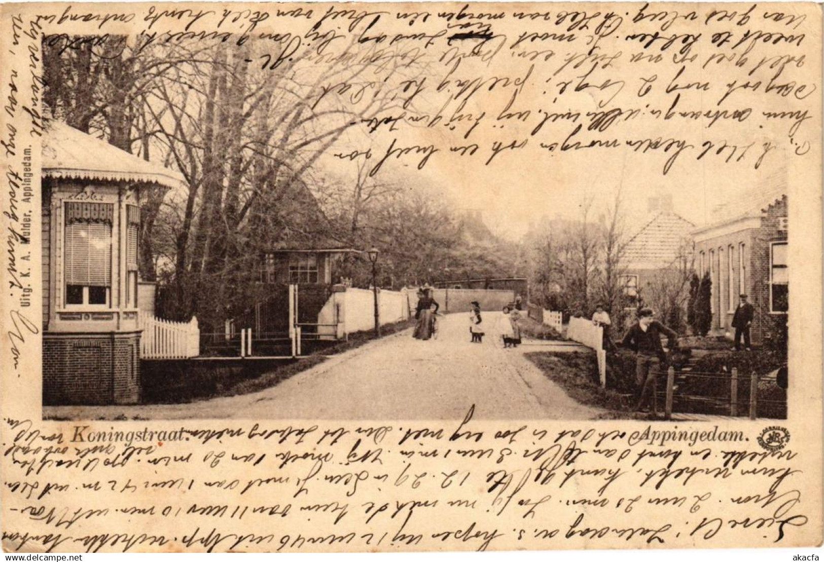 CPA APPINGEDAM Koningstraat NETHERLANDS (706240)