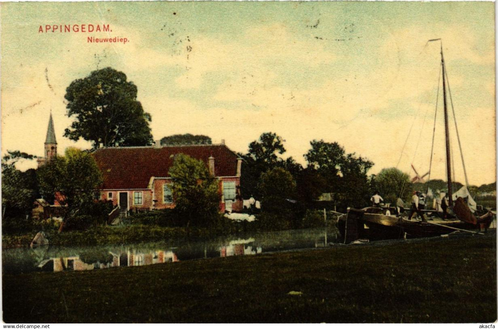CPA APPINGEDAM Nieuwediep NETHERLANDS (706153)