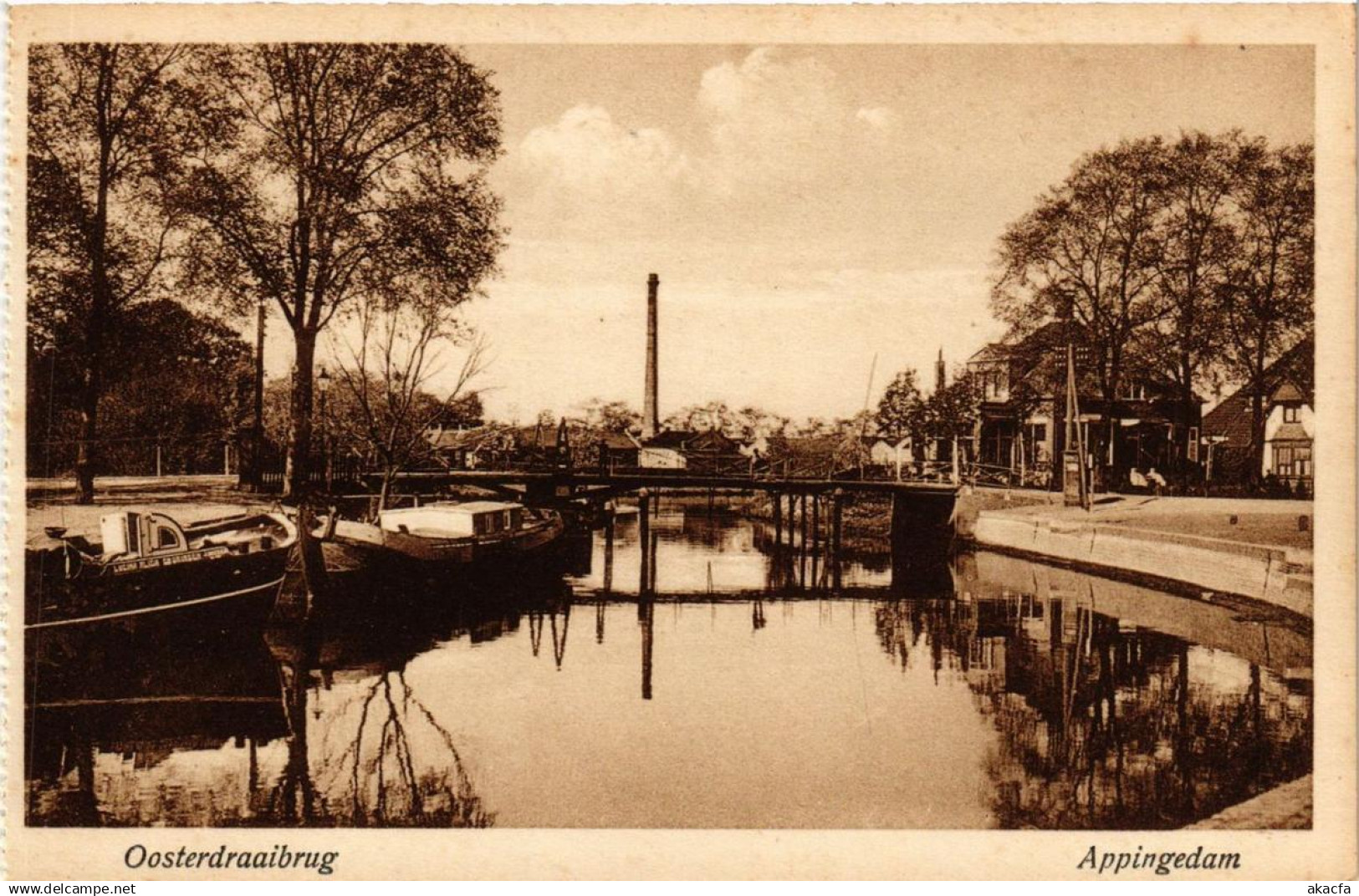 CPA APPINGEDAM Oosterdraaibrug NETHERLANDS (706083)