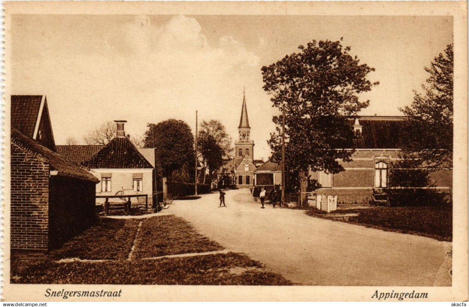 CPA APPINGEDAM Snelgersmastraat NETHERLANDS (706085)