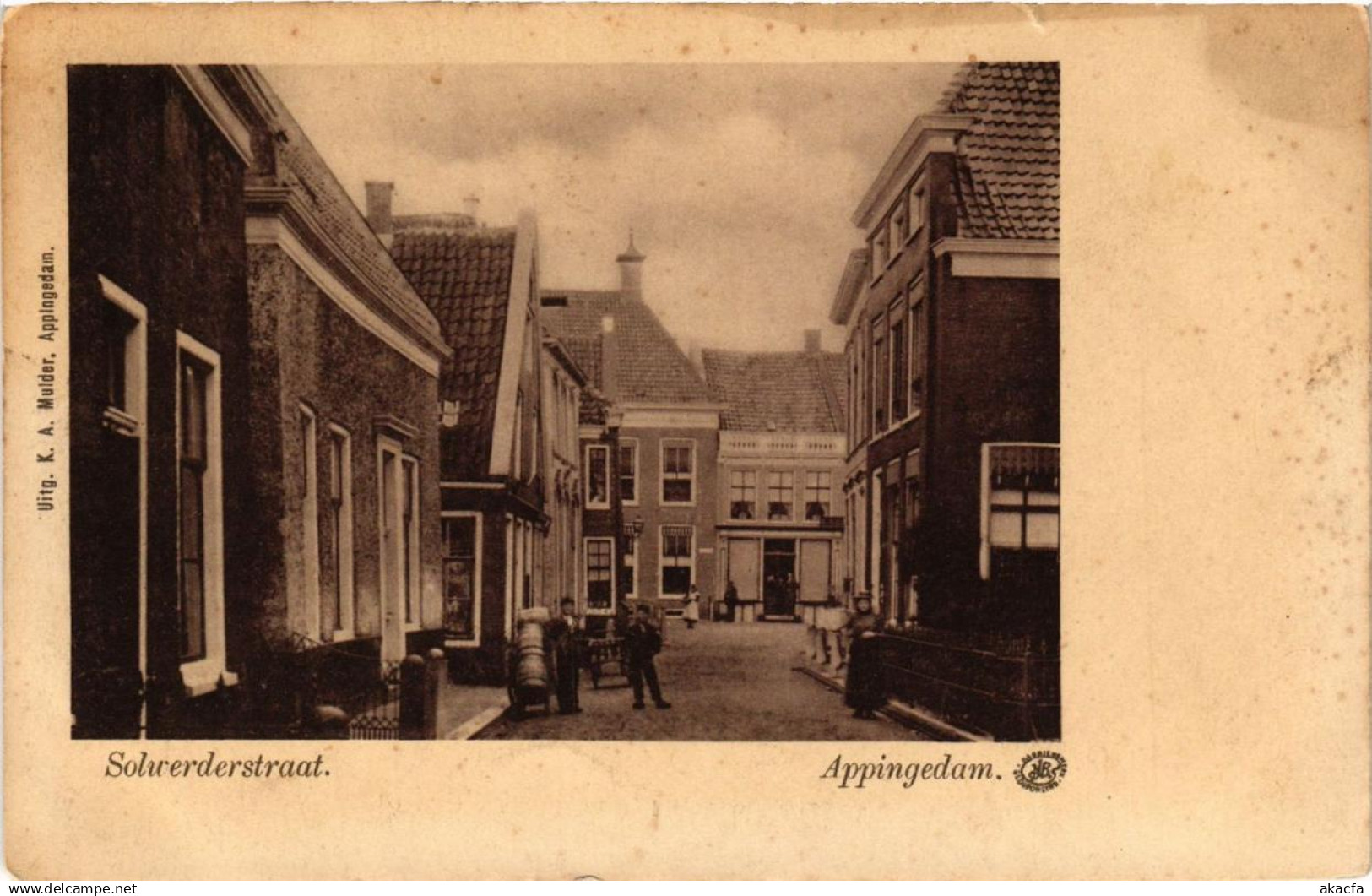CPA APPINGEDAM Solwerderstraat NETHERLANDS (706265)