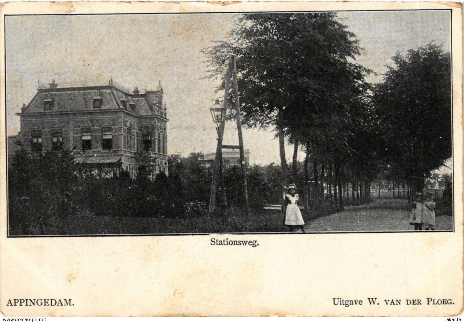 CPA APPINGEDAM Stationsweg NETHERLANDS (705957)