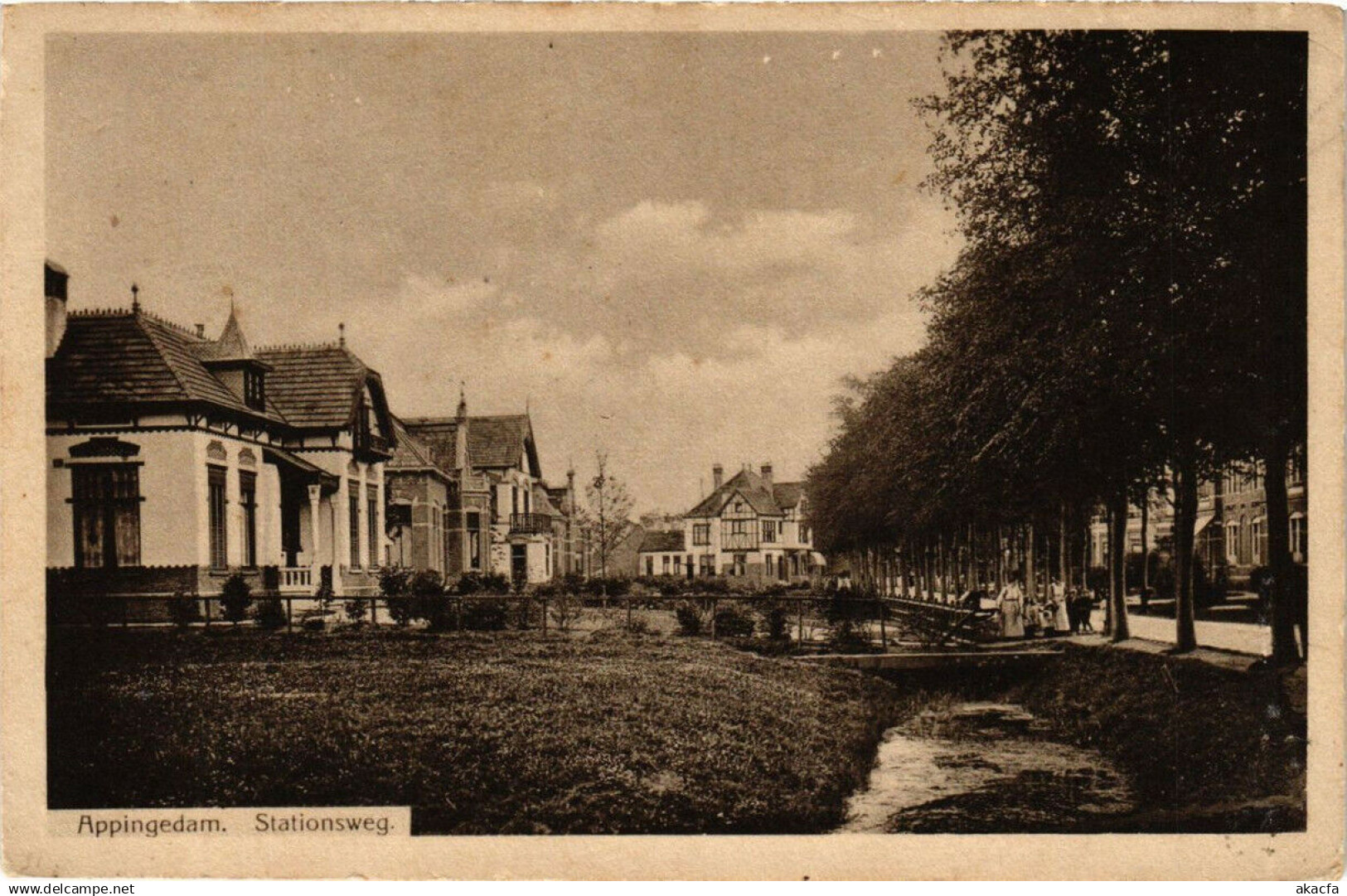 CPA APPINGEDAM Stationsweg NETHERLANDS (705997)