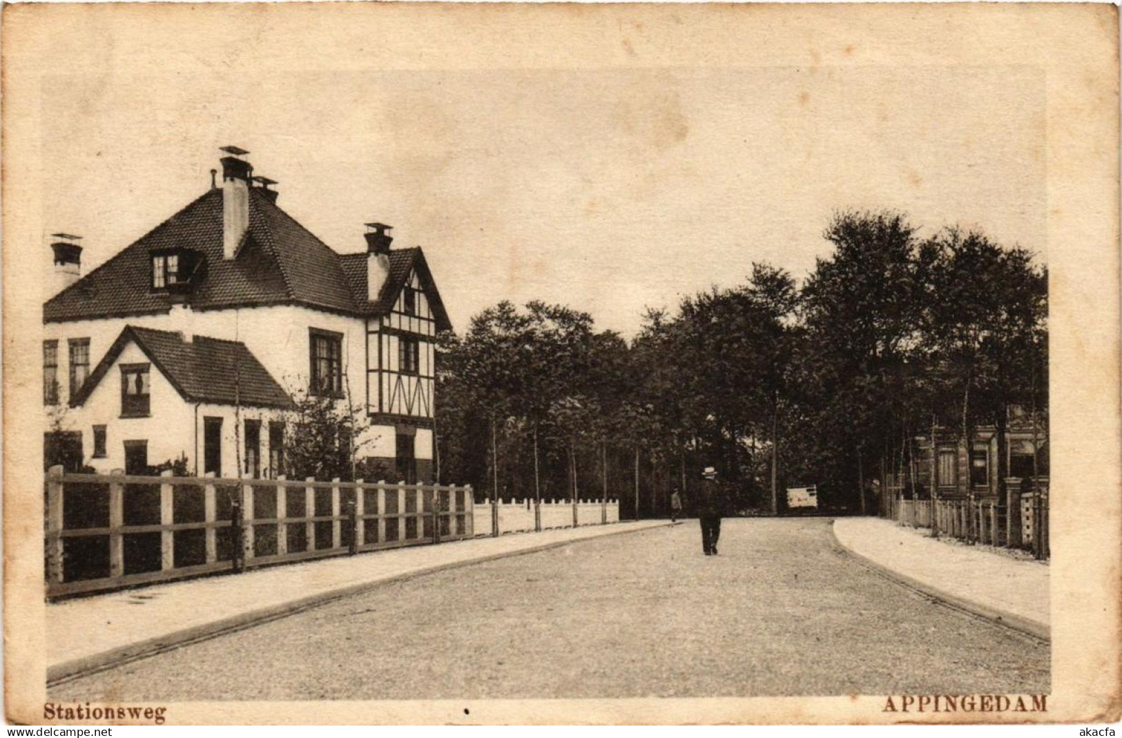 CPA APPINGEDAM Stationsweg NETHERLANDS (706118)