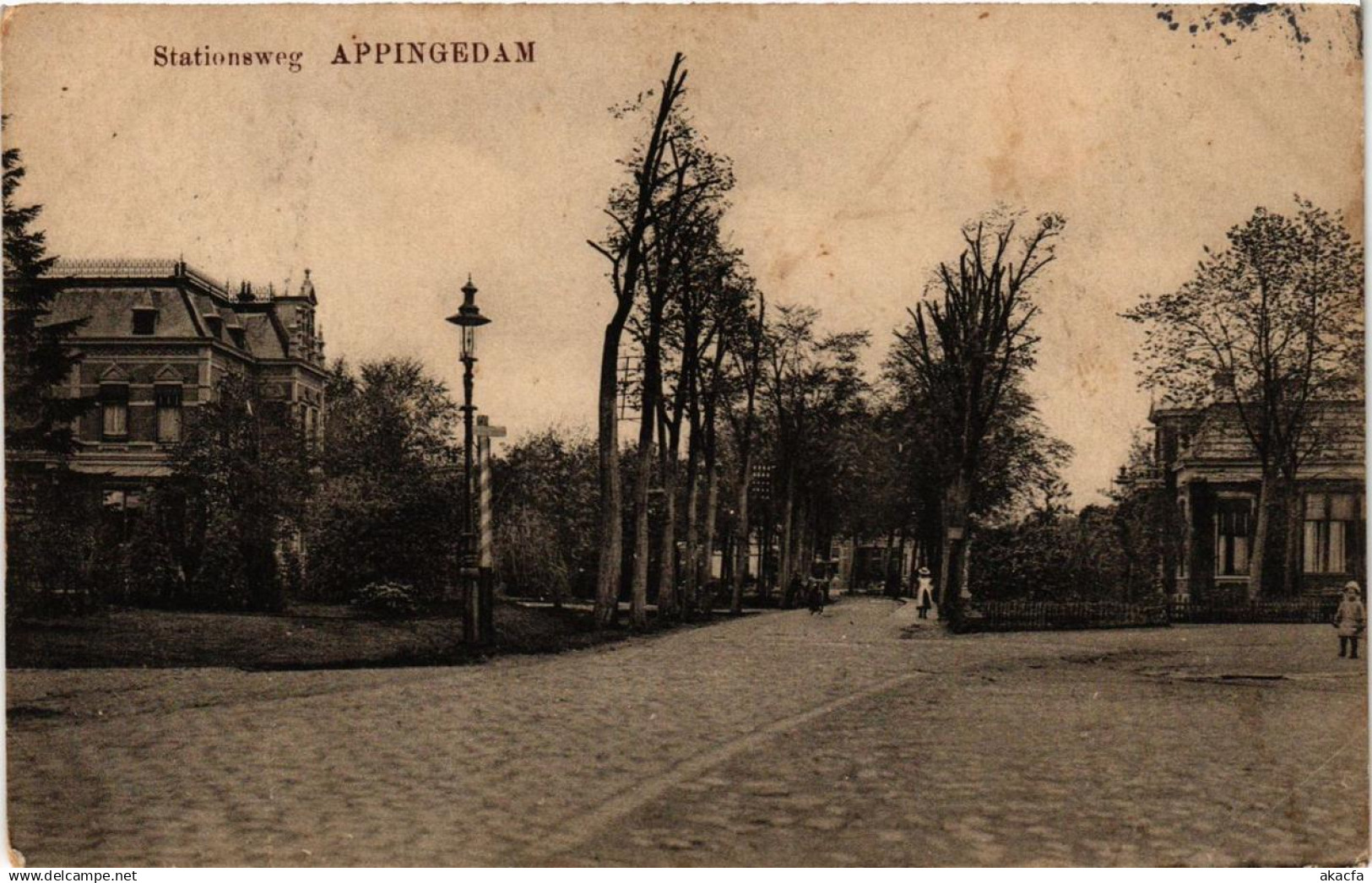 CPA APPINGEDAM Stationsweg NETHERLANDS (706124)