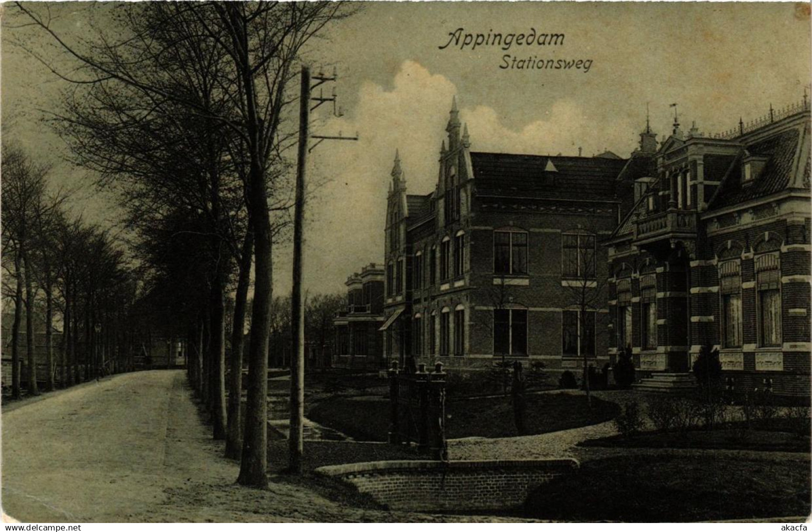 CPA APPINGEDAM Stationsweg NETHERLANDS (706126)