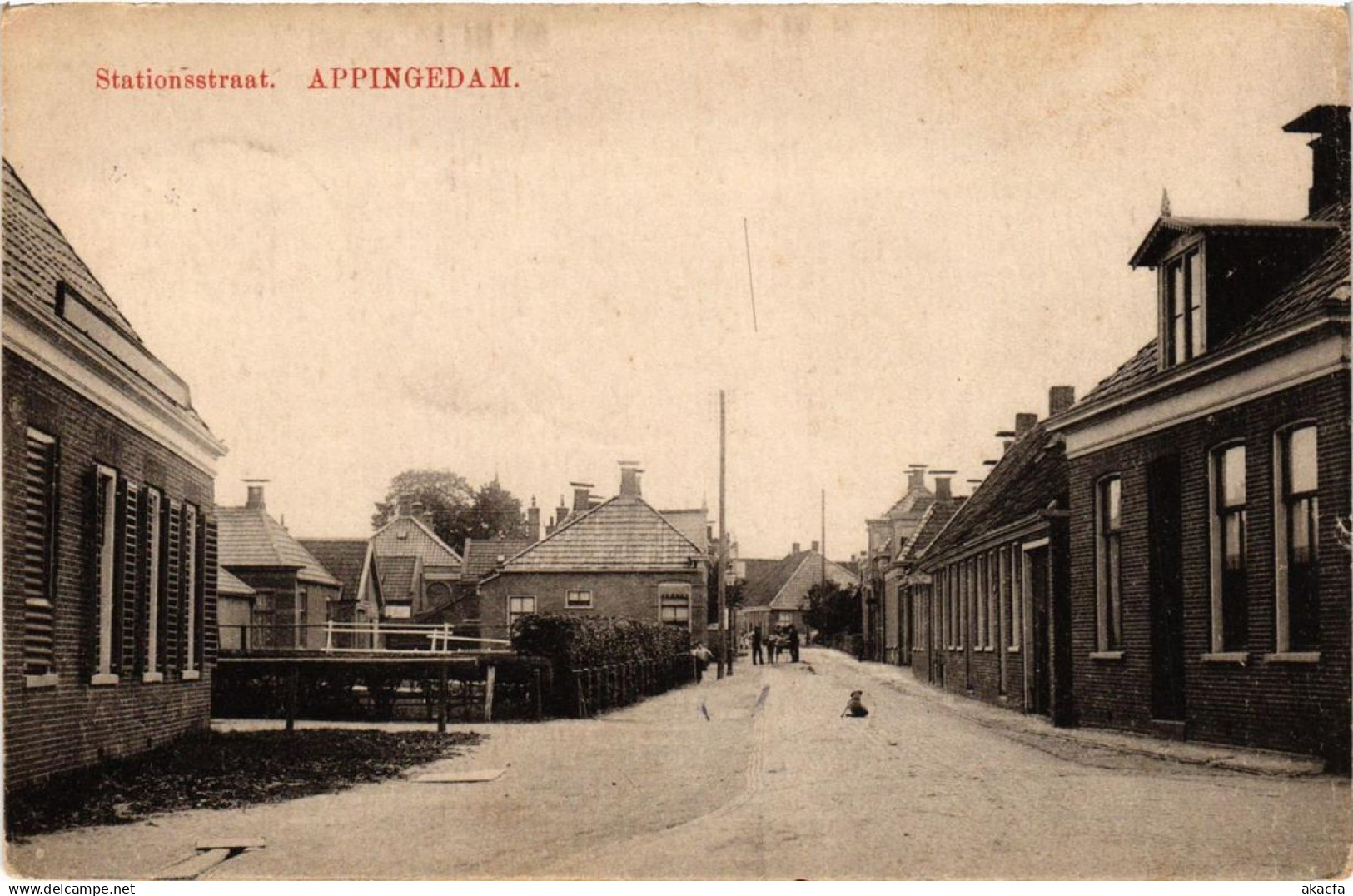 CPA APPINGEDAM Stationsweg NETHERLANDS (706208)