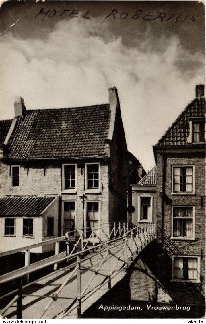 CPA APPINGEDAM Vrouwenbrug NETHERLANDS (705934)