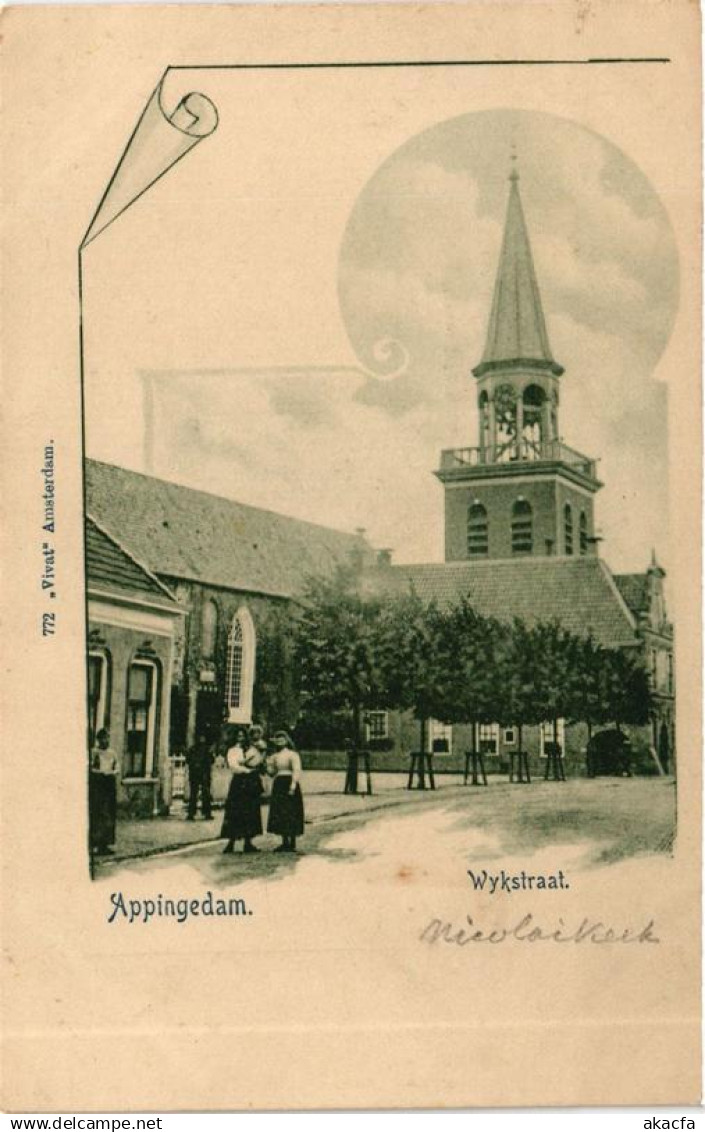 CPA APPINGEDAM Wijkstraat NETHERLANDS (706043)