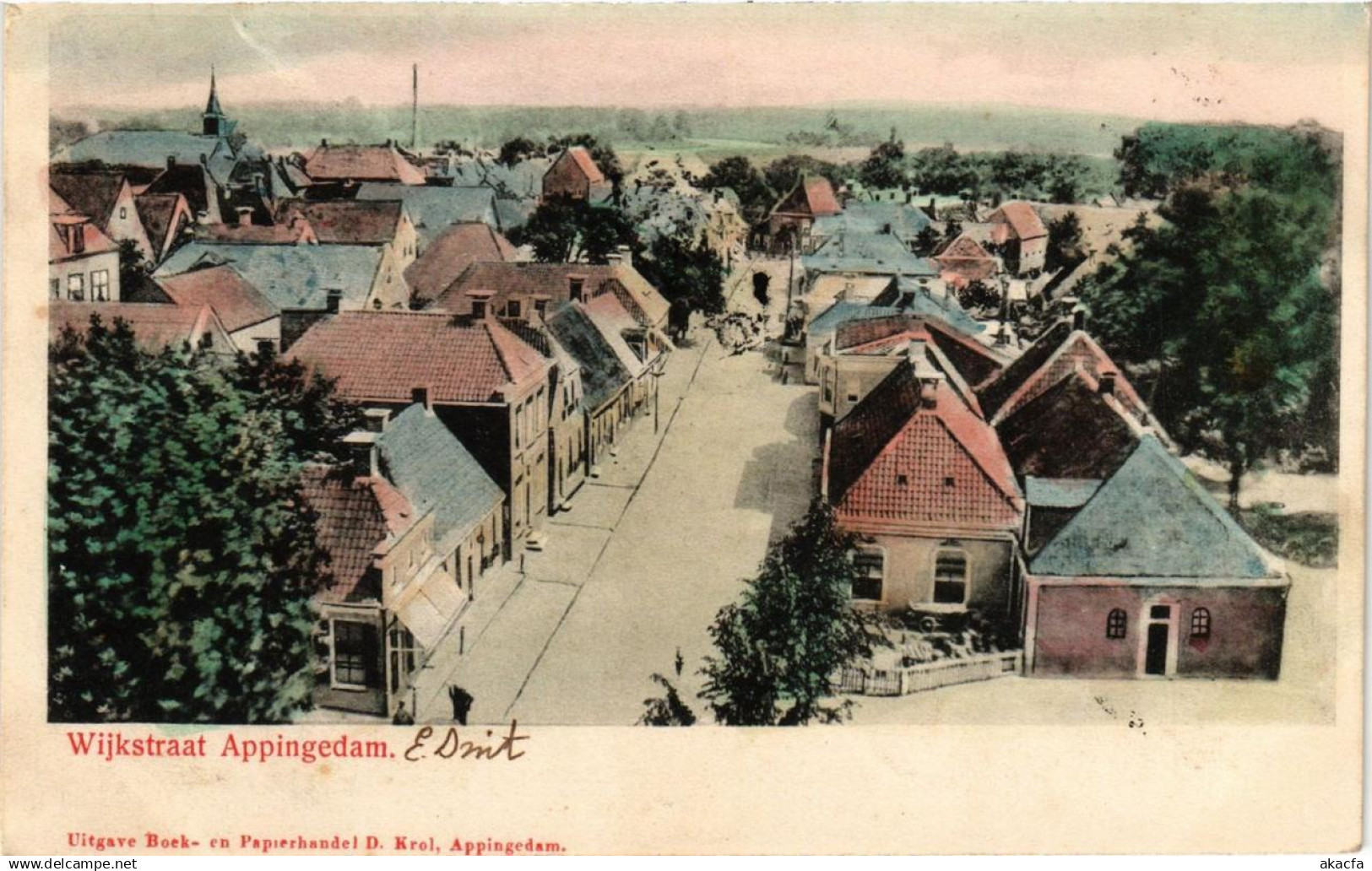 CPA APPINGEDAM Wijkstraat NETHERLANDS (706289)