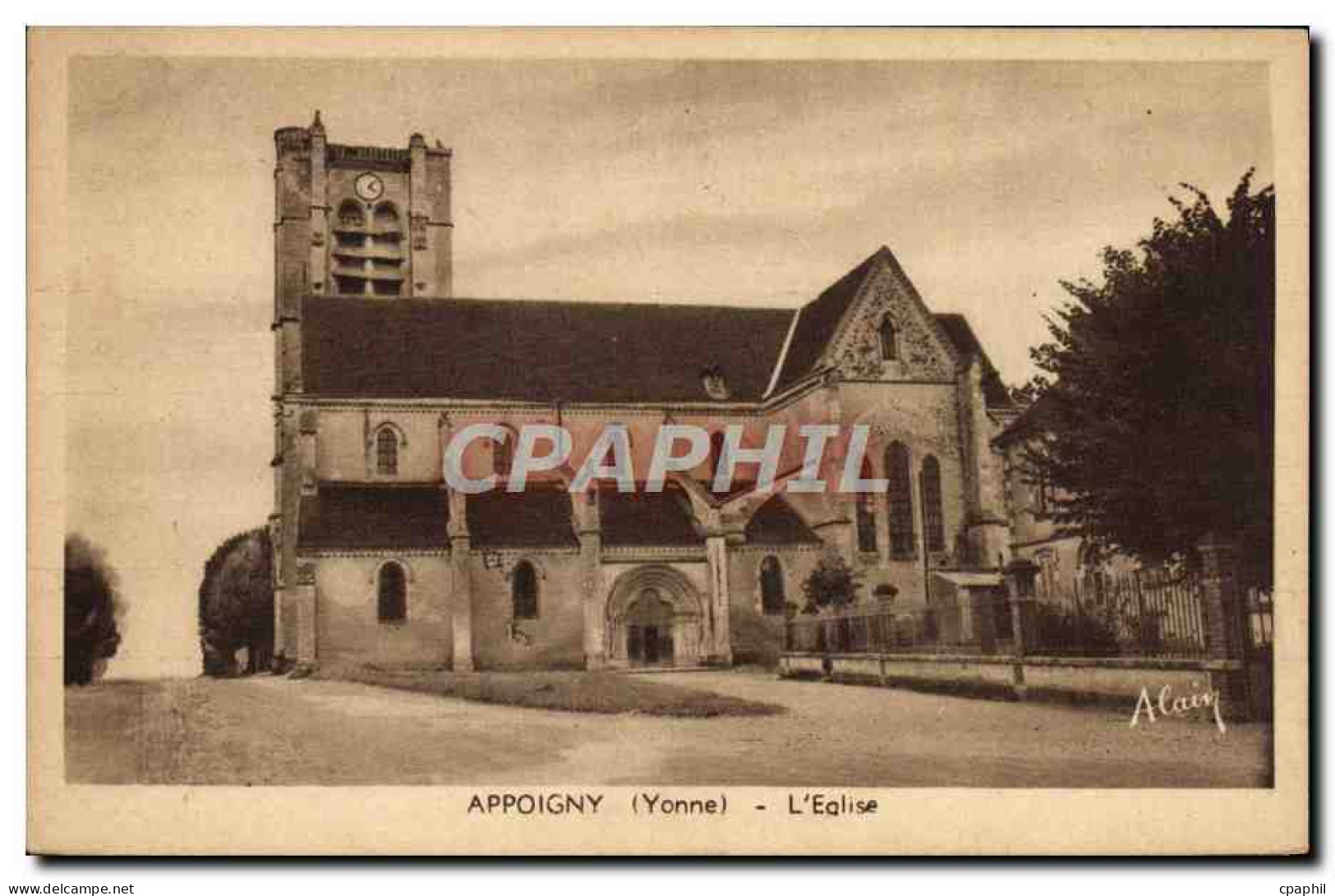 CPA Appoigny L'Eglise
