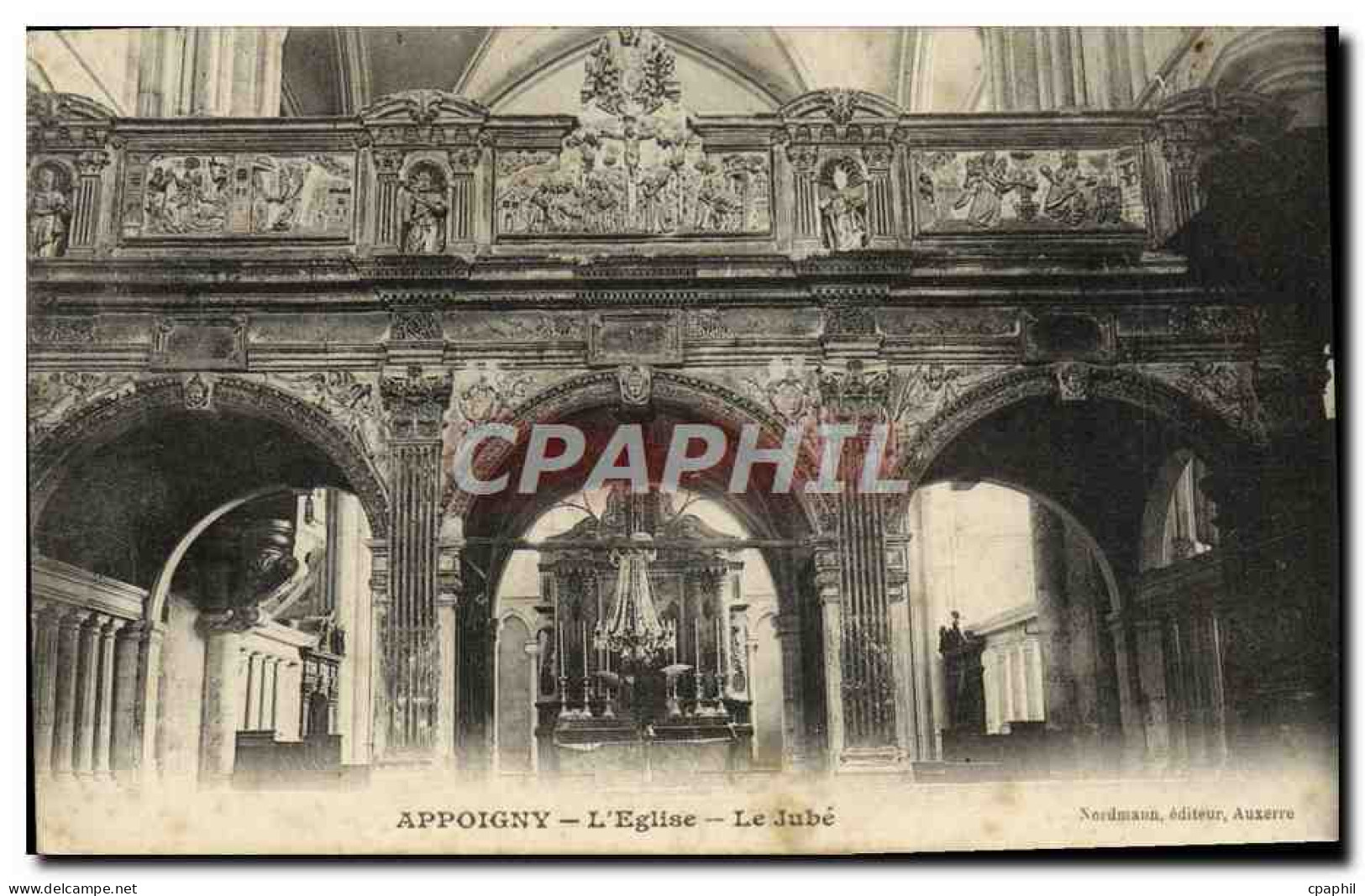 CPA Appoigny L'Eglise Le Jube