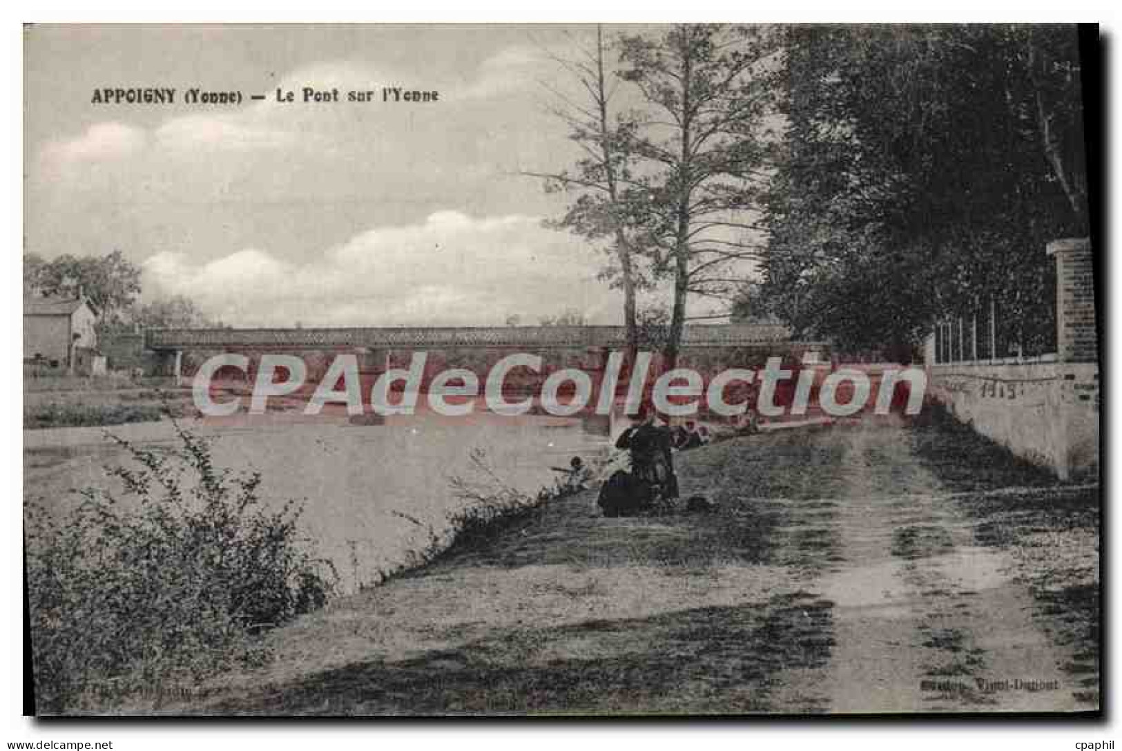 CPA Appoigny Le Pont Sur I'Yonne