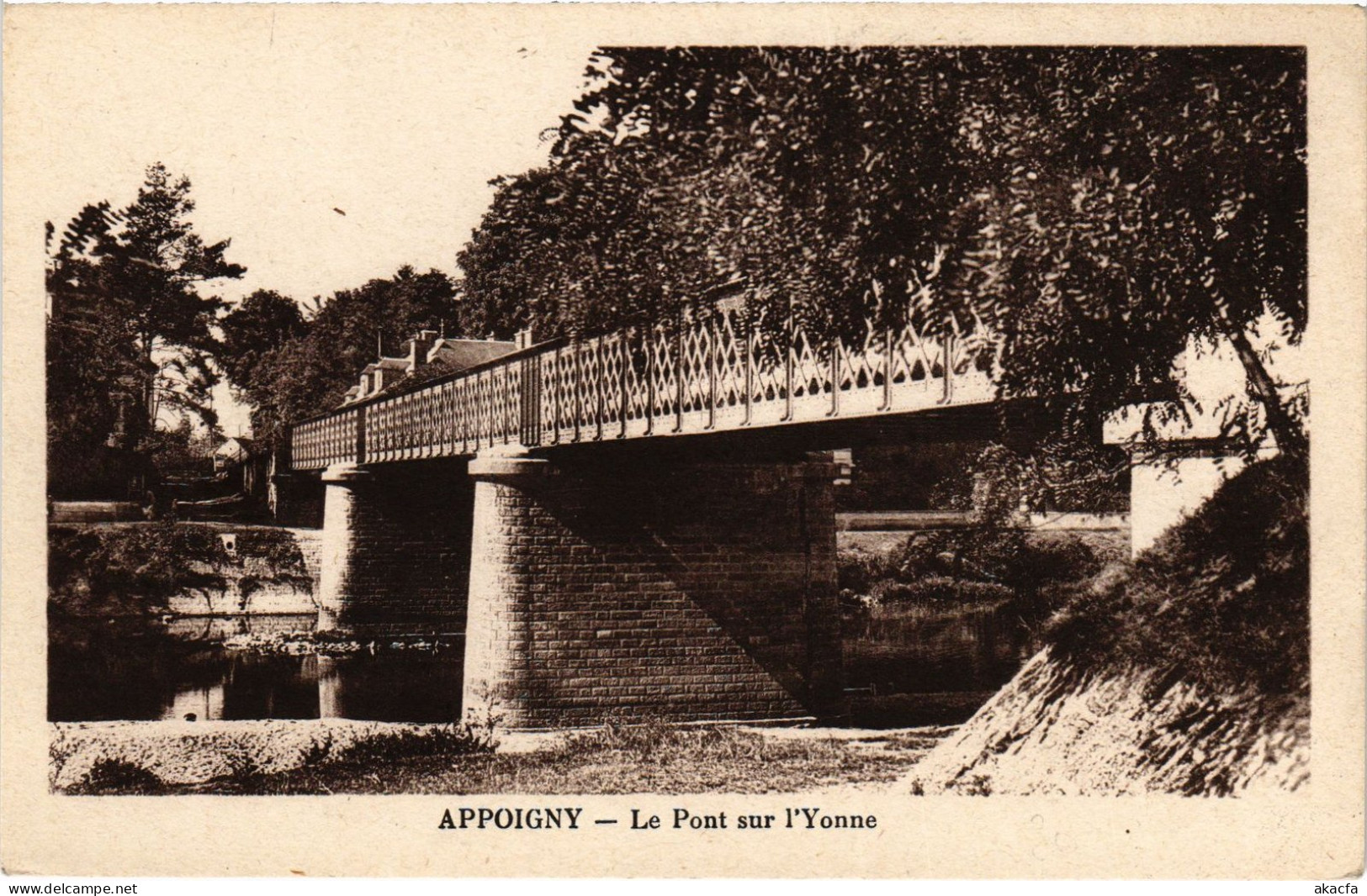 CPA Appoigny Le Pont sur l'Yonne FRANCE (1452088)