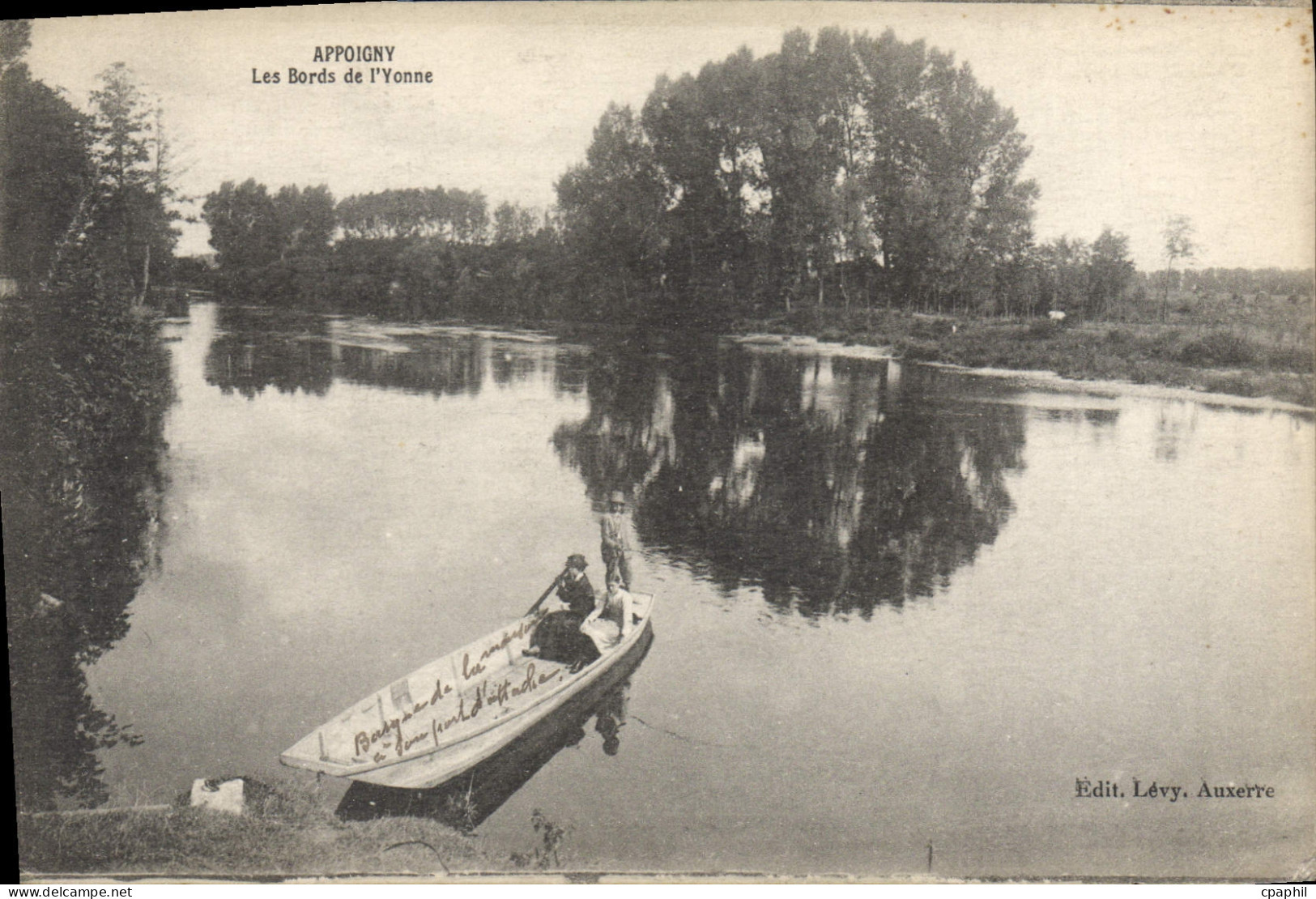CPA Appoigny Les Bords De I'Yonne