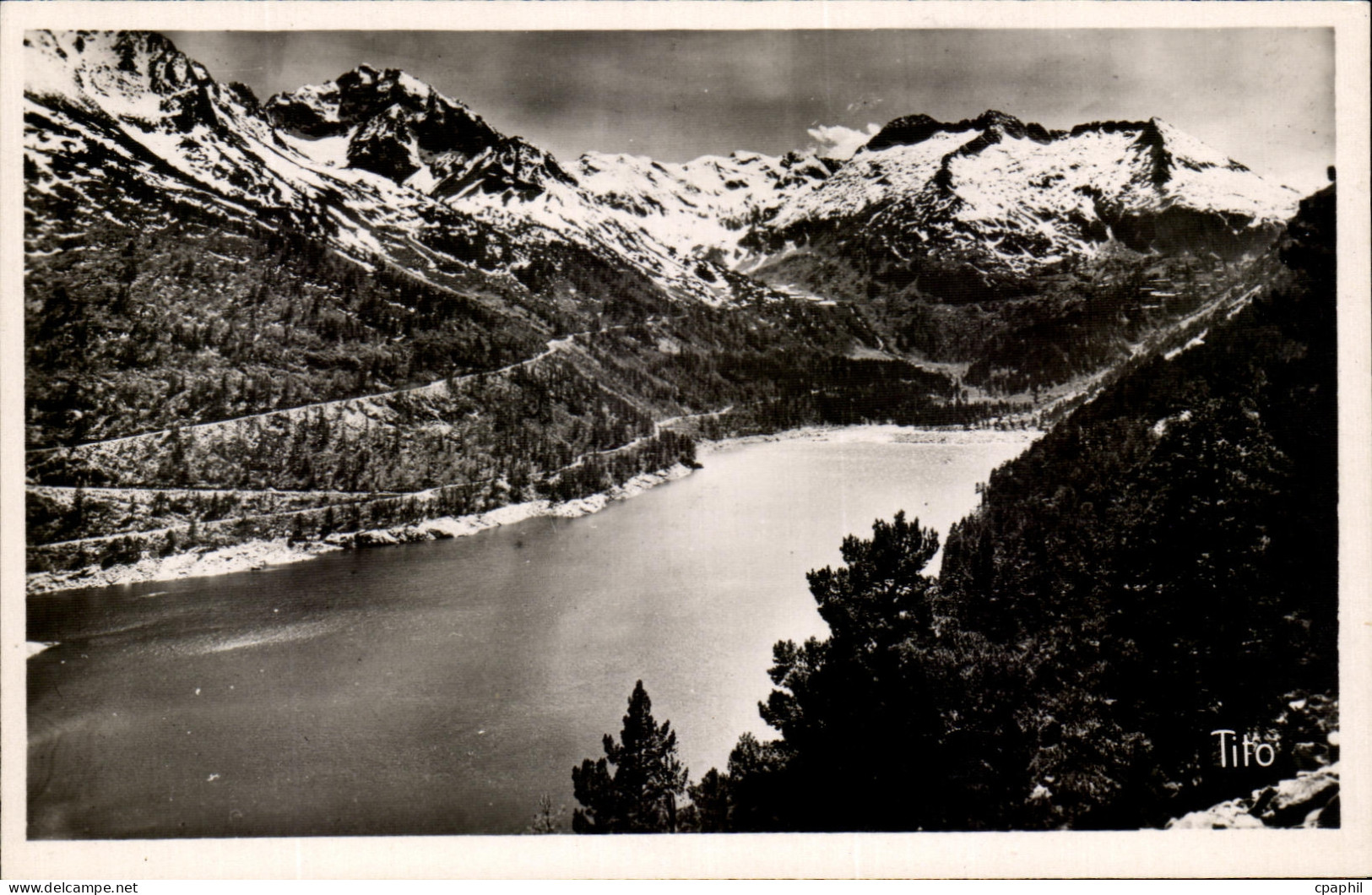 CPA Aragnouet Vallee d'Aure Le Lac d'Oredon Le Pic Mechant Le pic d'Estaragne