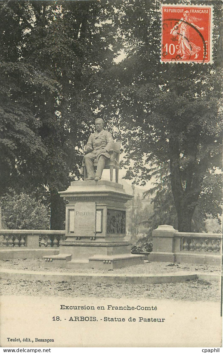CPA ARBOIS-Statue de Pasteur