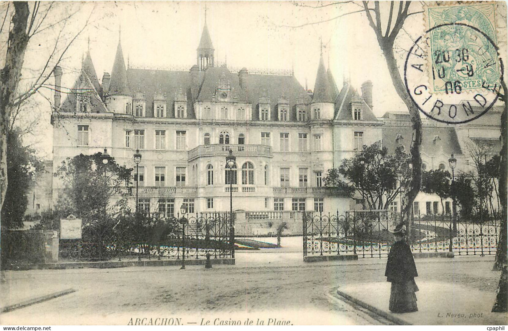 CPA Arcachon Le Casino de la Plane