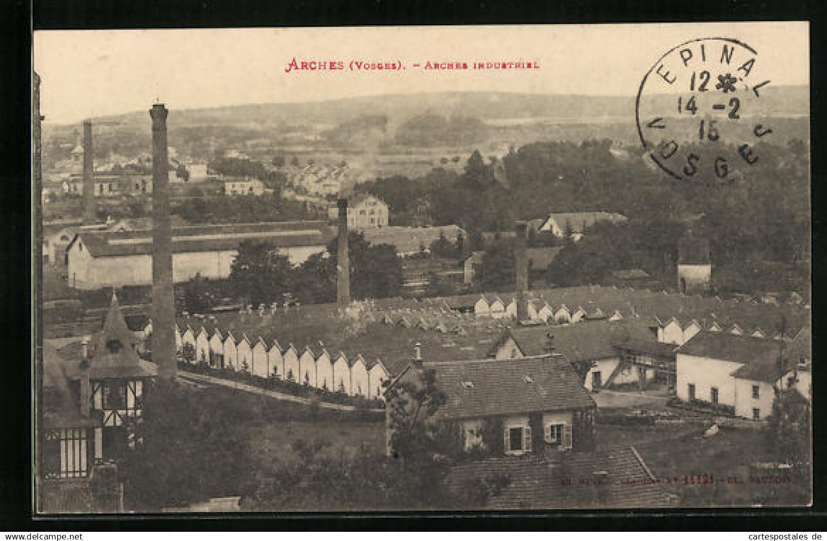 CPA Arches, Arches Industriel