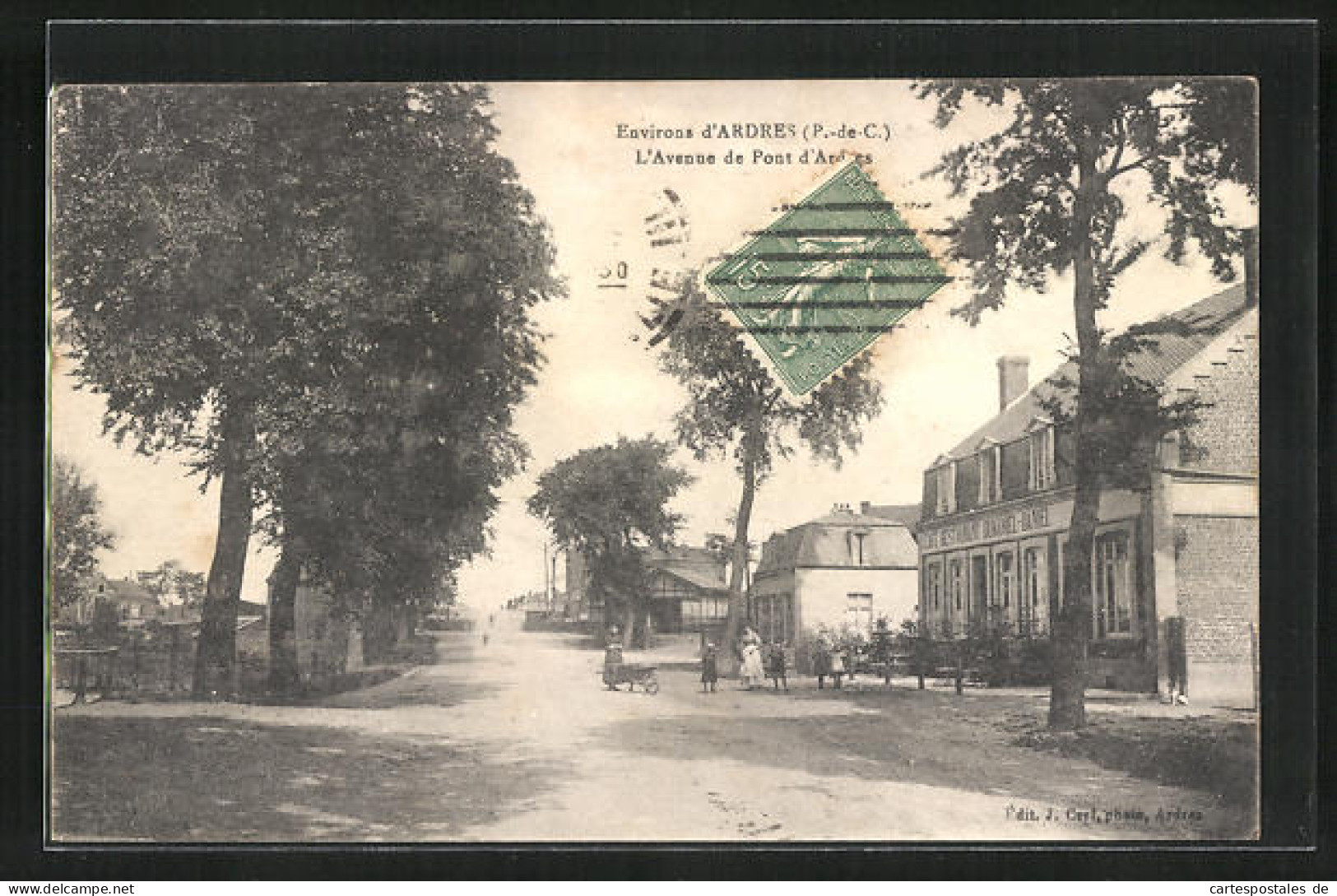 CPA Ardres, L`Avenue de Pont d`Ardres